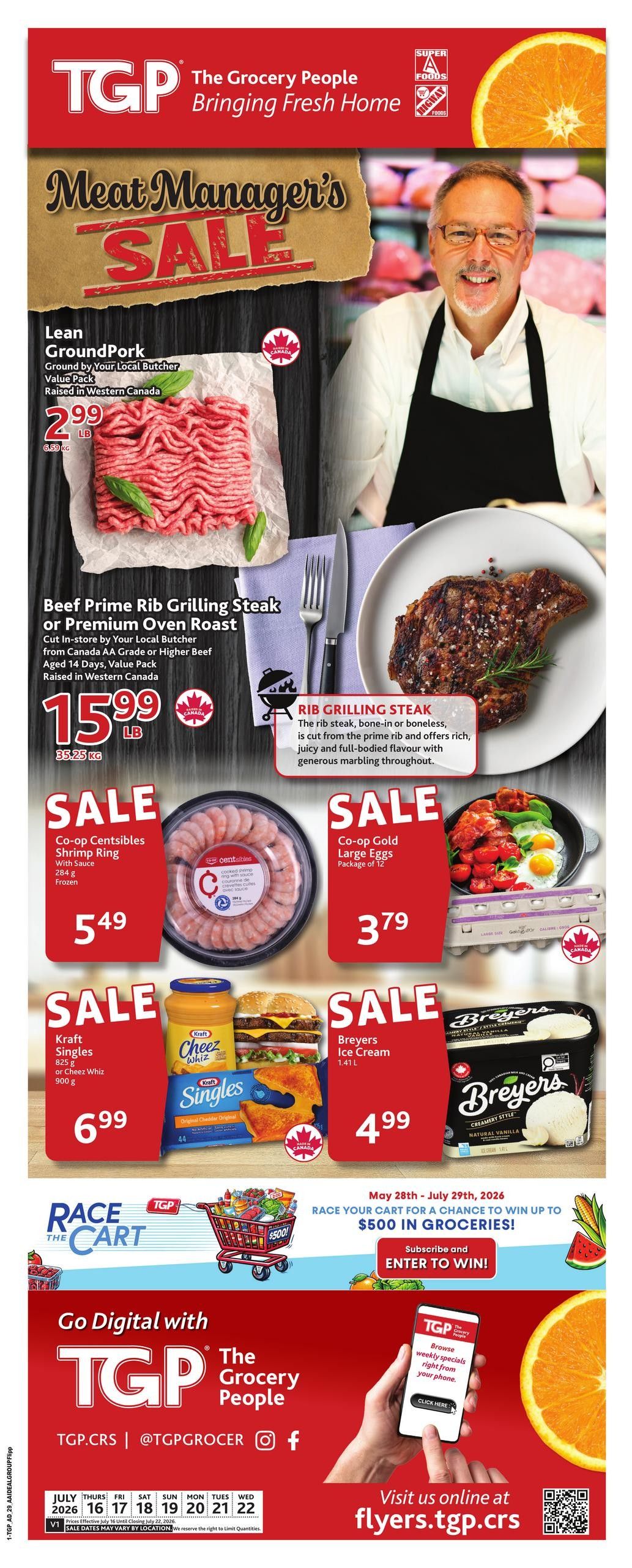 TGP The Grocery People Flyer July 16 to 22