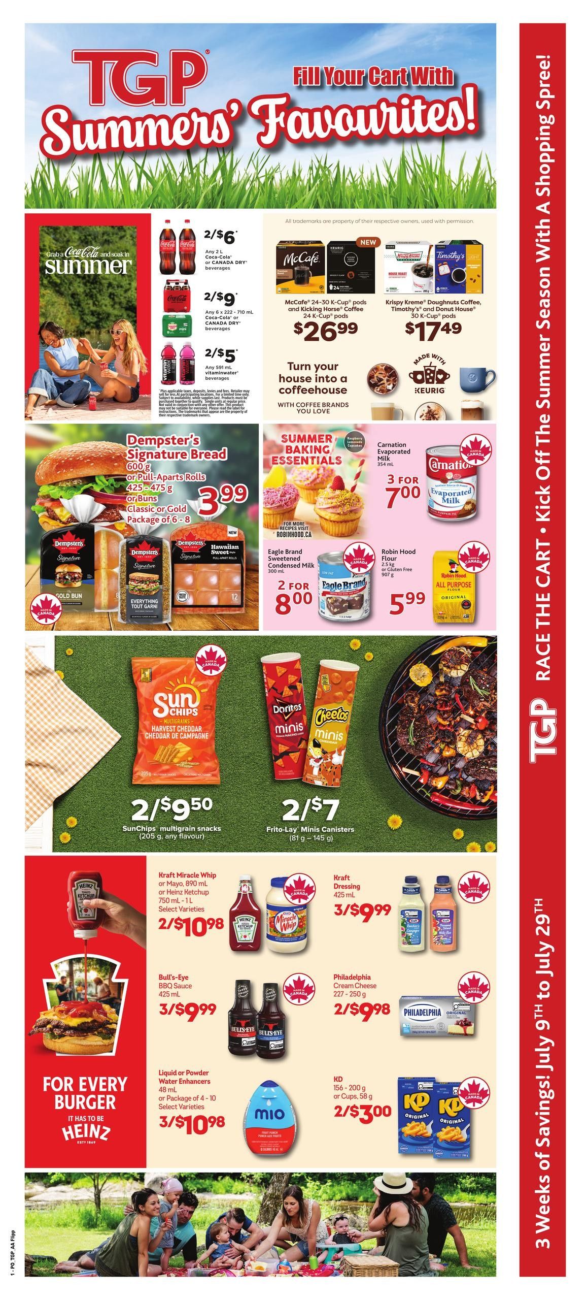 TGP The Grocery People Flyer July 16 to 22