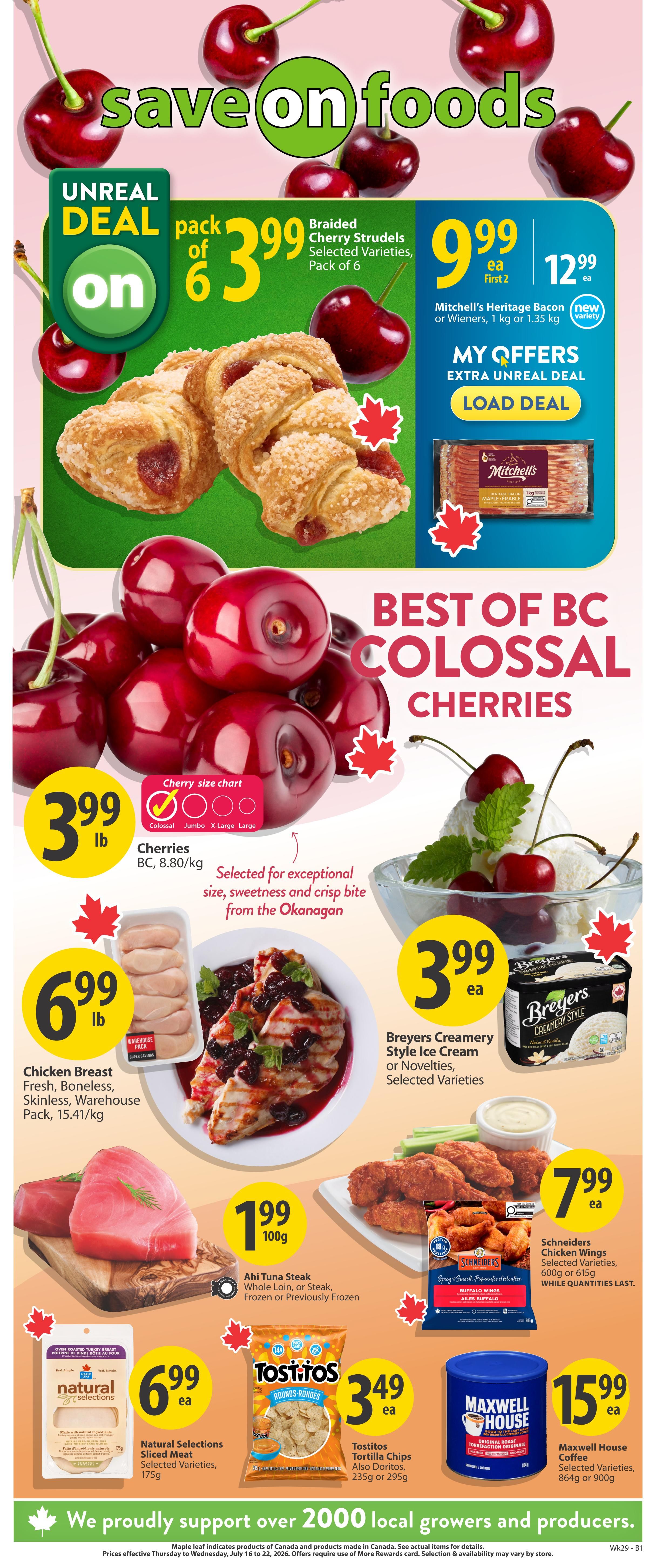 Save On Foods (AB) Flyer July 16 to 22