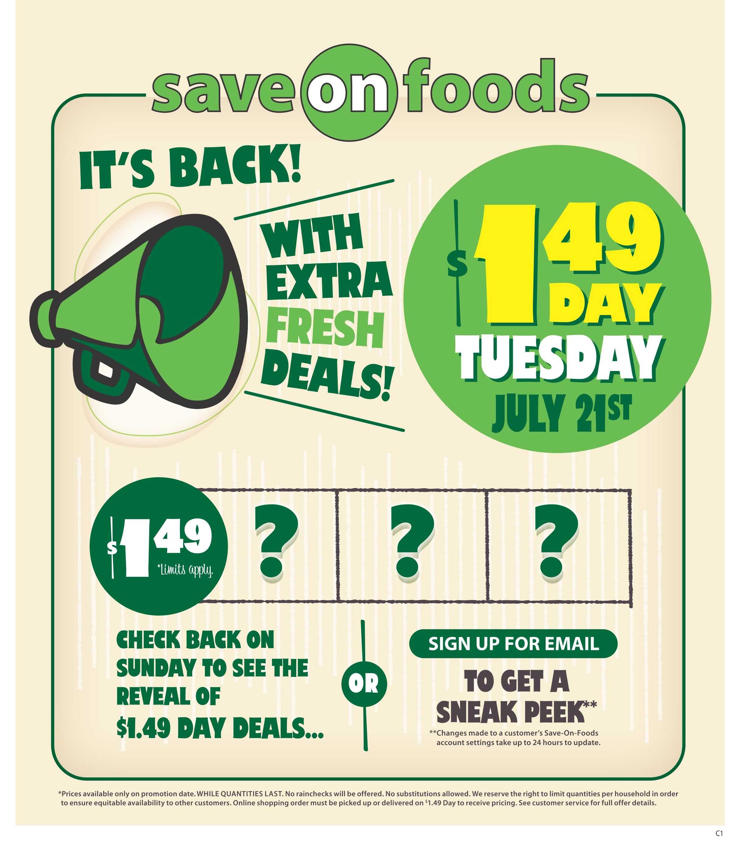 Save On Foods (SK) Flyer July 16 to 22