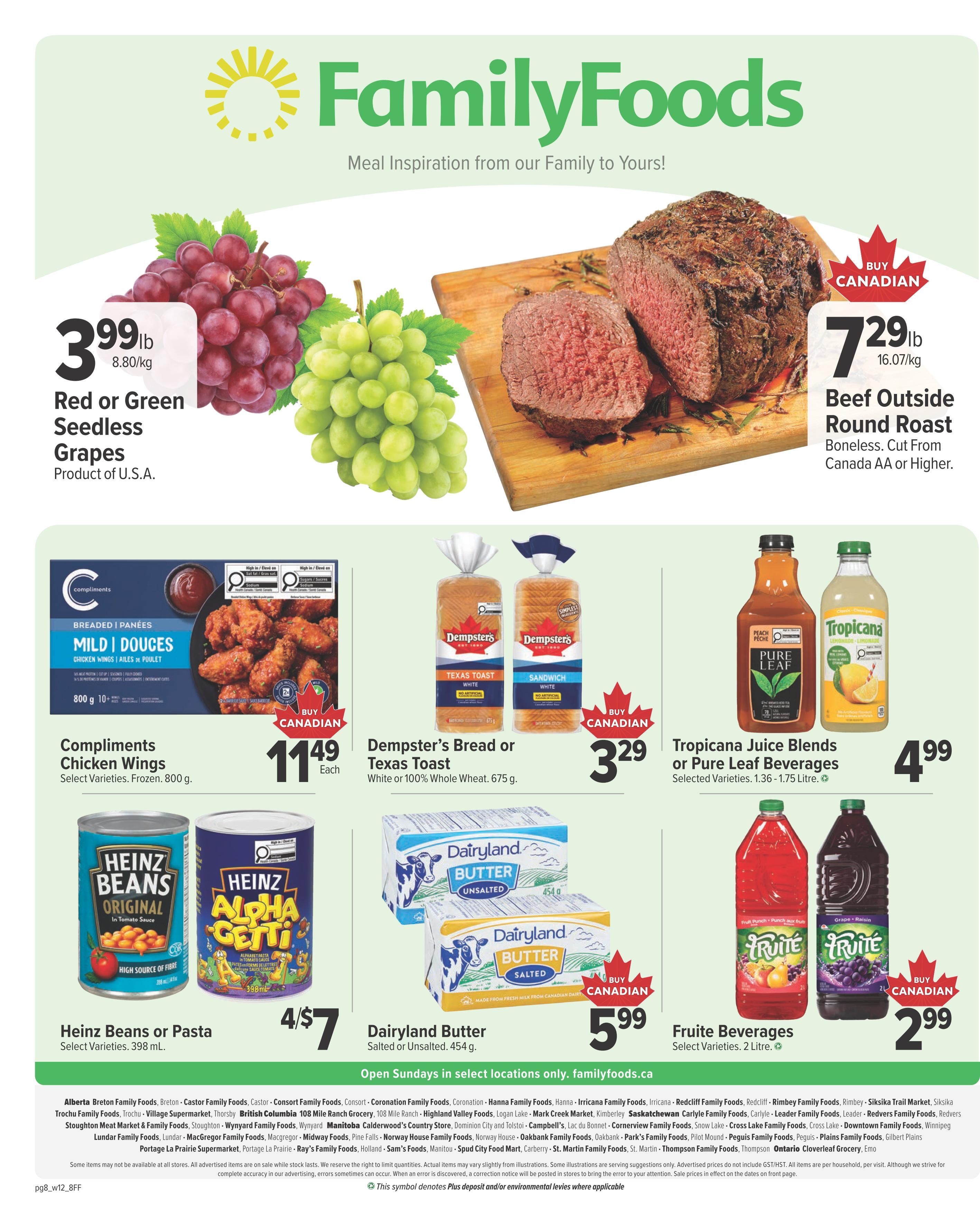 Family Foods Flyer July 16 to 22
