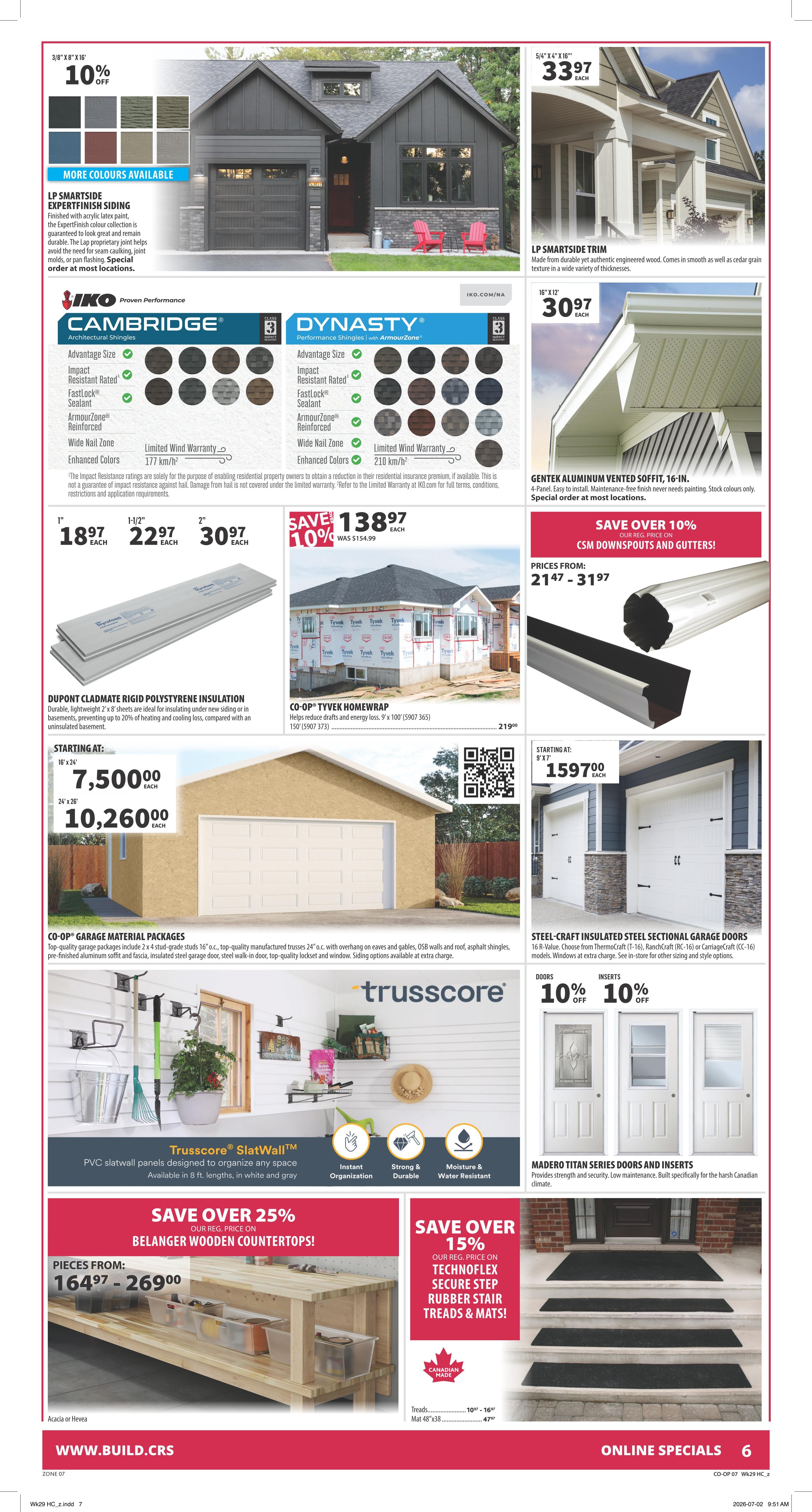 Co-op (West) Home Centre Flyer July 16 to 22