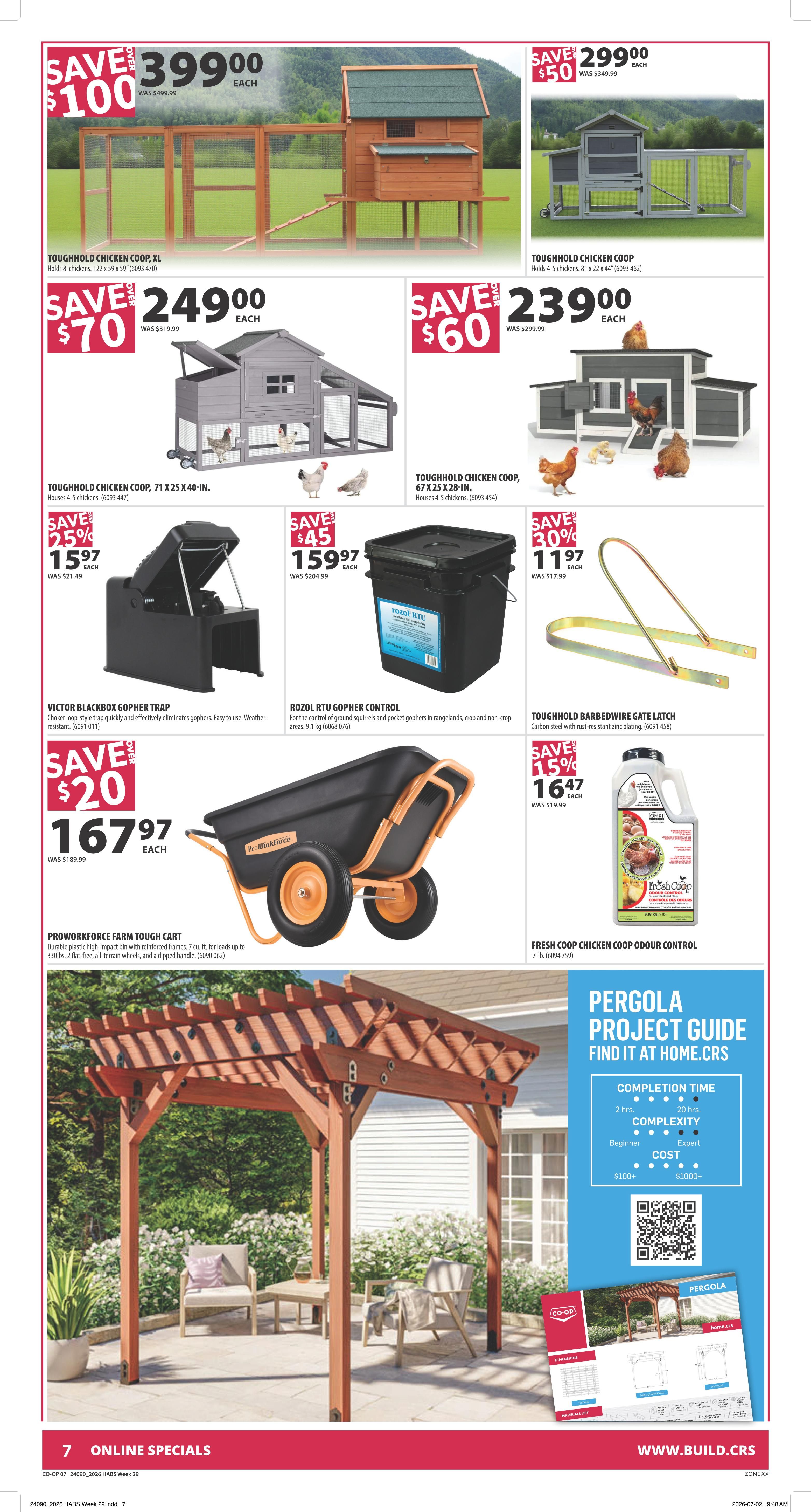 Co-op (West) Home Centre Flyer July 16 to 22
