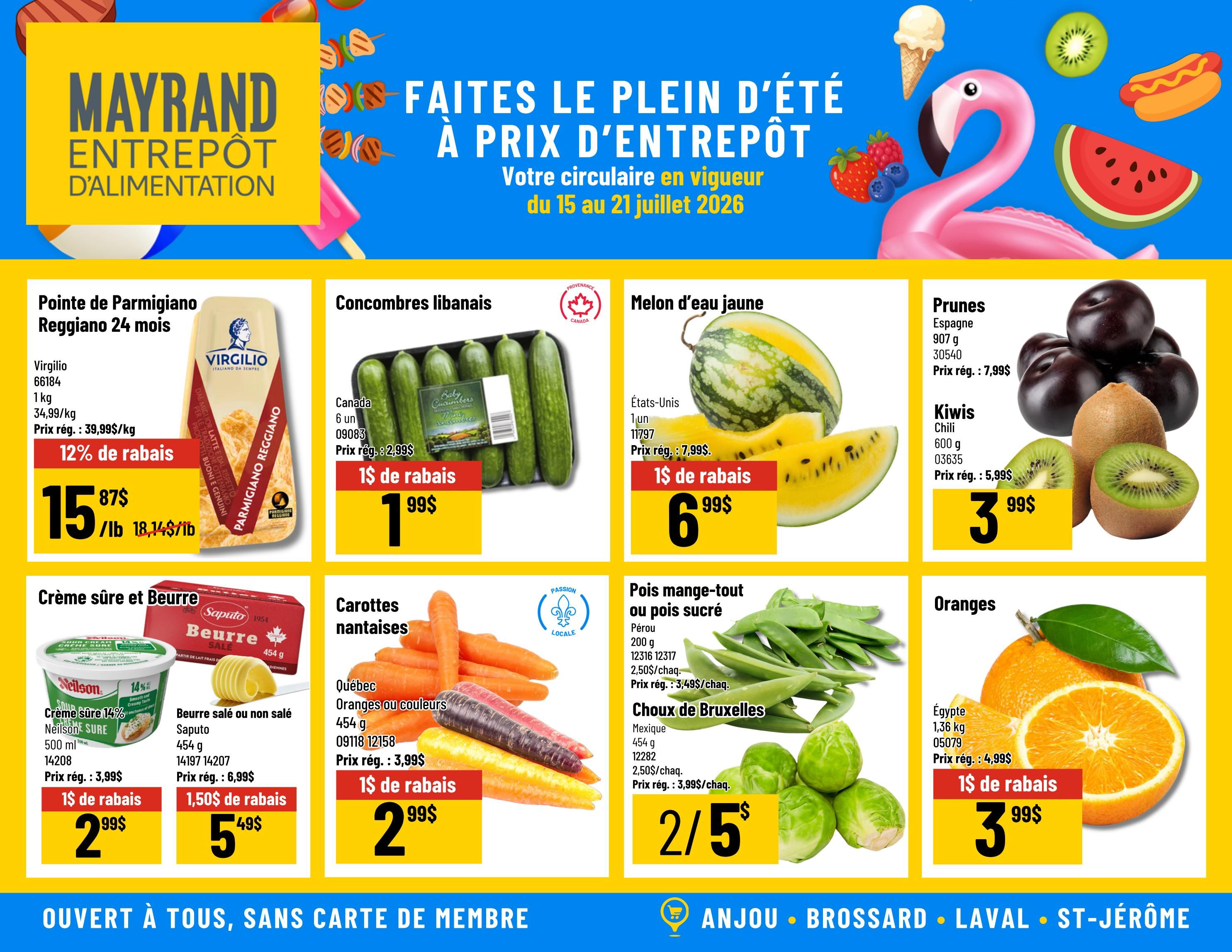 Mayrand Flyer July 15 to 21