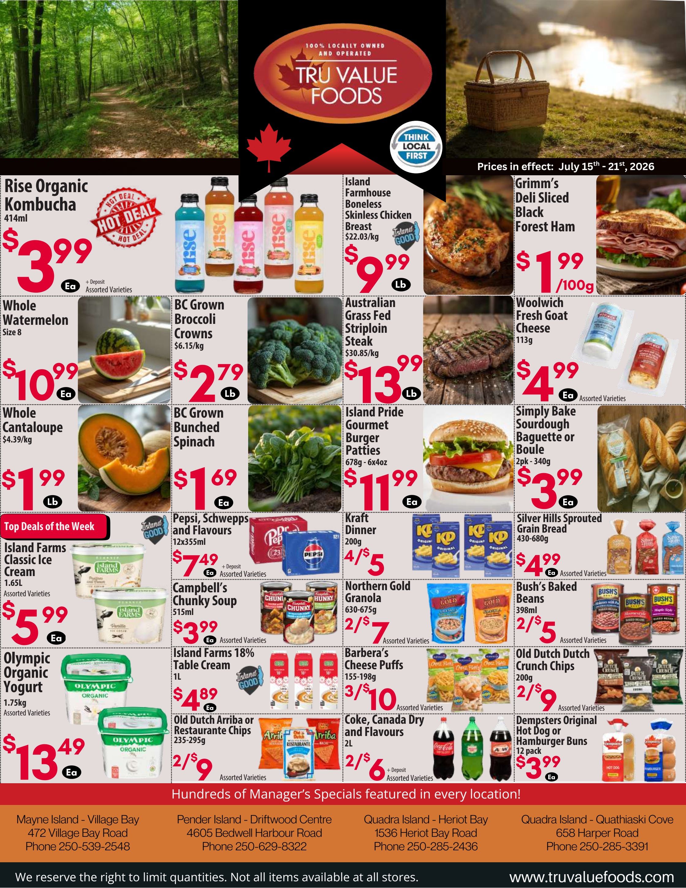 Tru Value Foods Flyer July 15 to 21