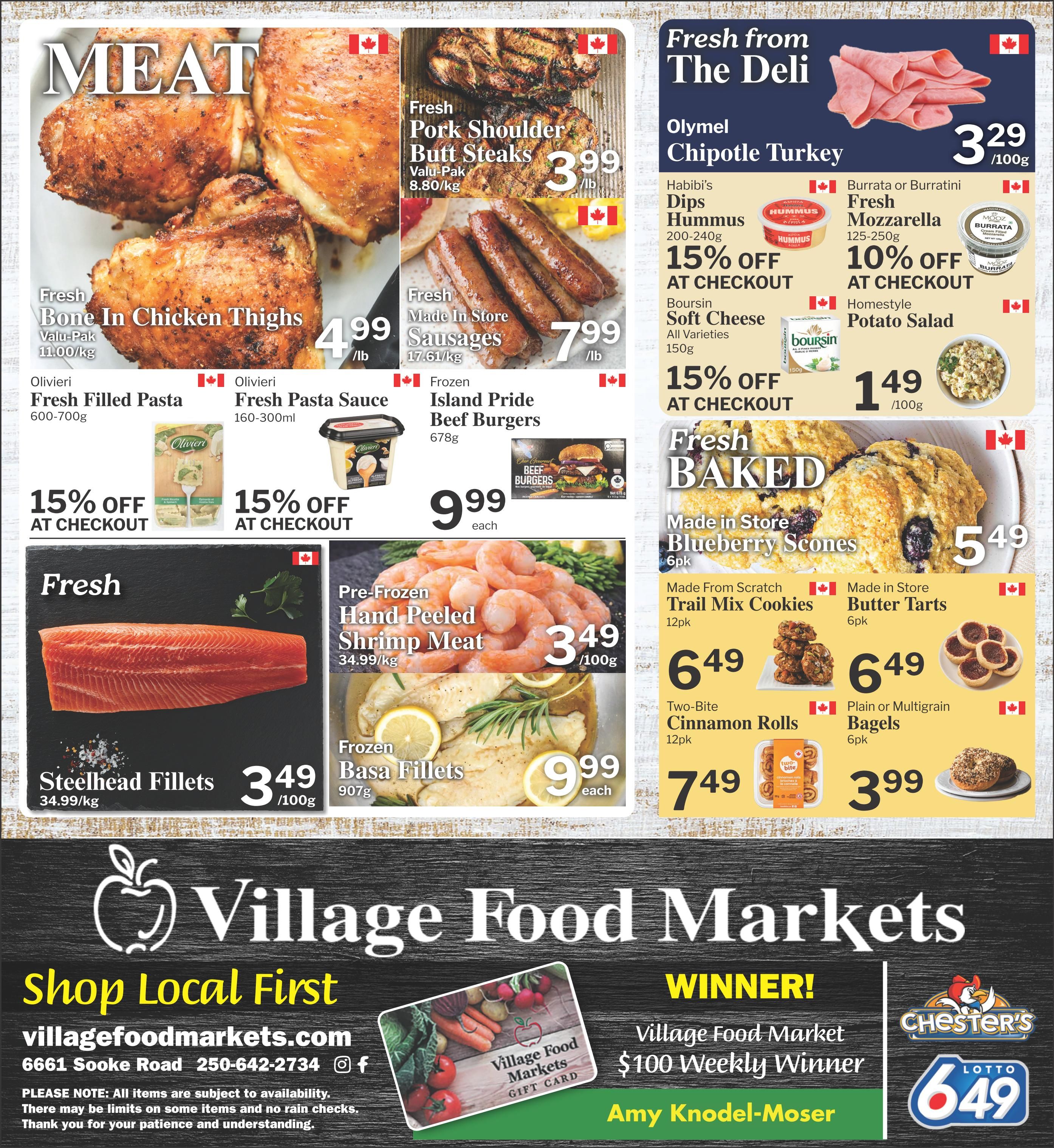 Village Food Markets Flyer July 15 to 21