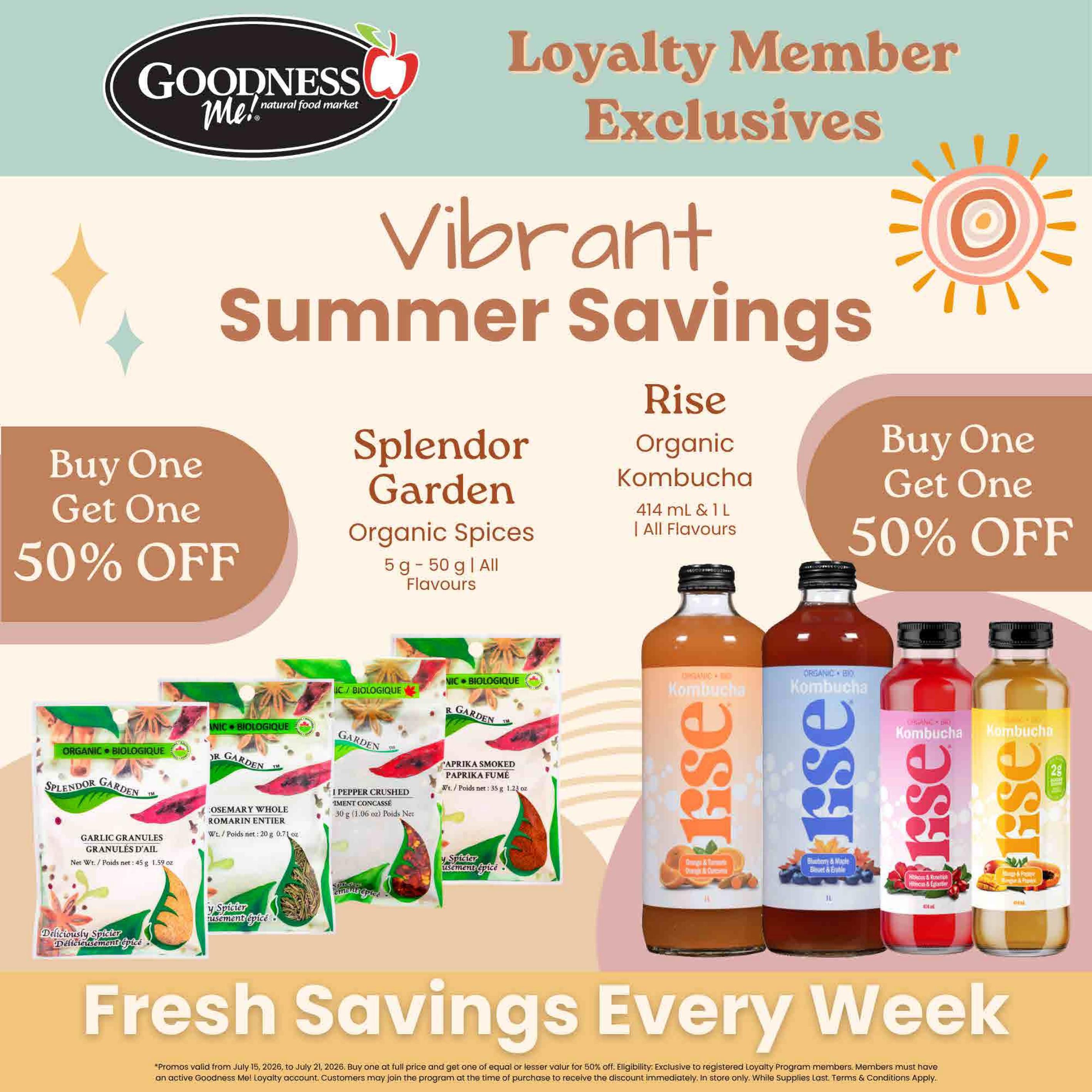 Goodness Me Flyer July 15 to 21