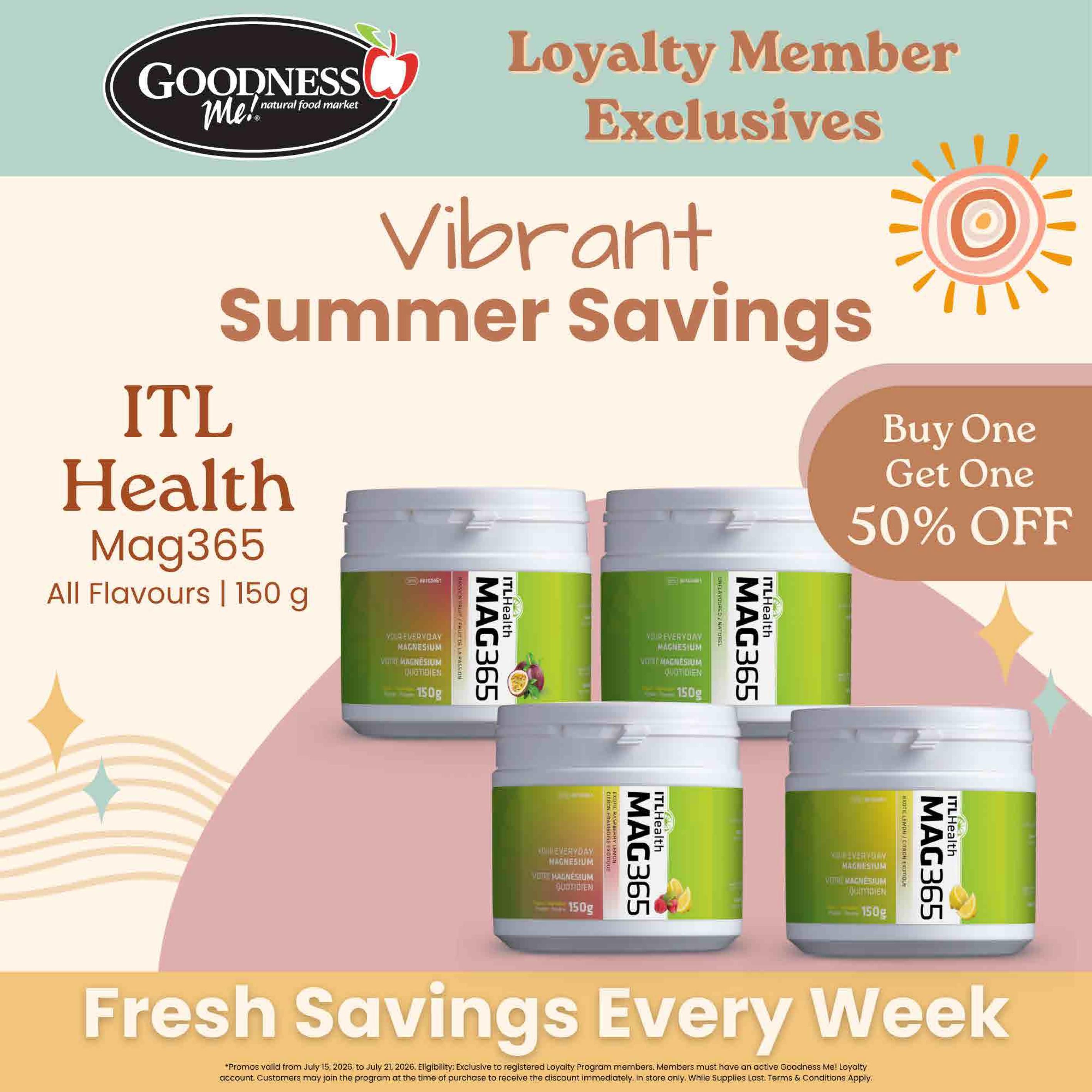 Goodness Me Flyer July 15 to 21