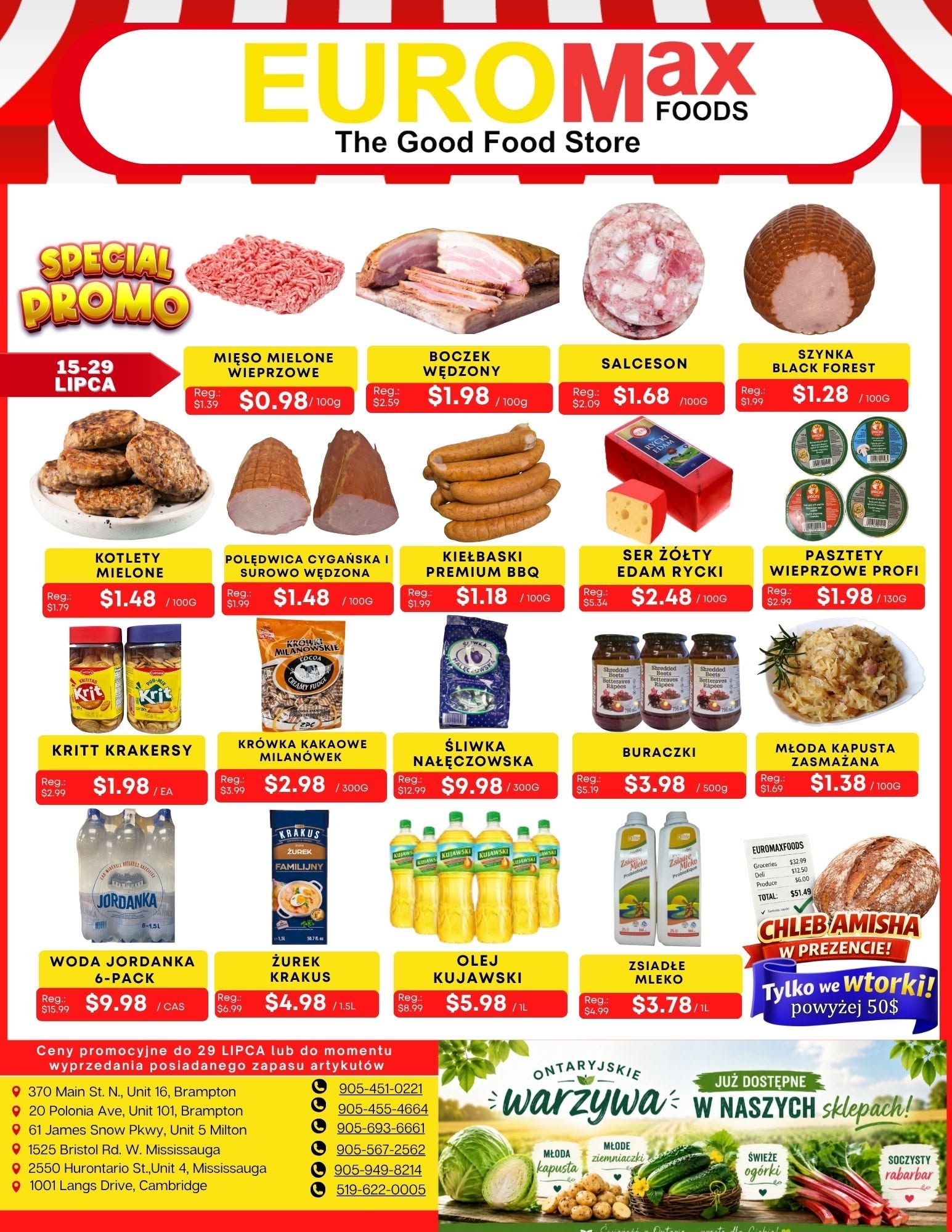 EuroMax Foods Bi-Weekly Flyer July 15 to 29