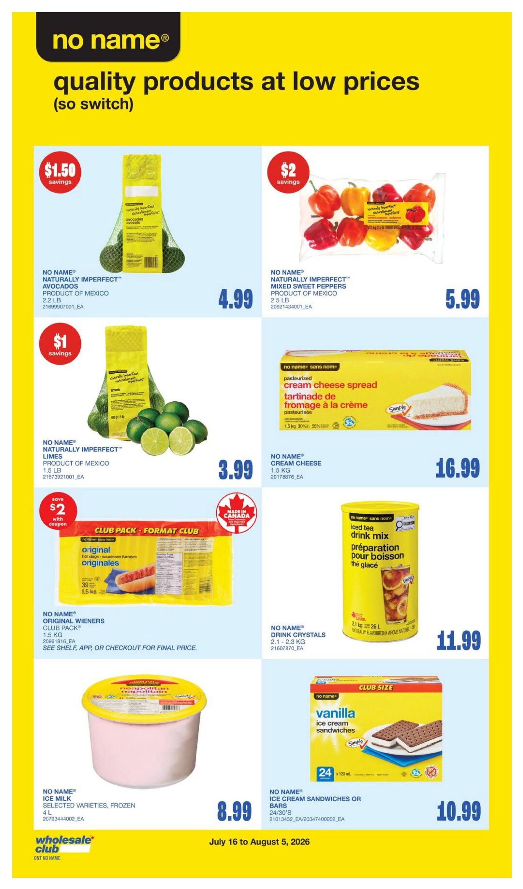 Wholesale Club (ON) Flyer July 16 to 22