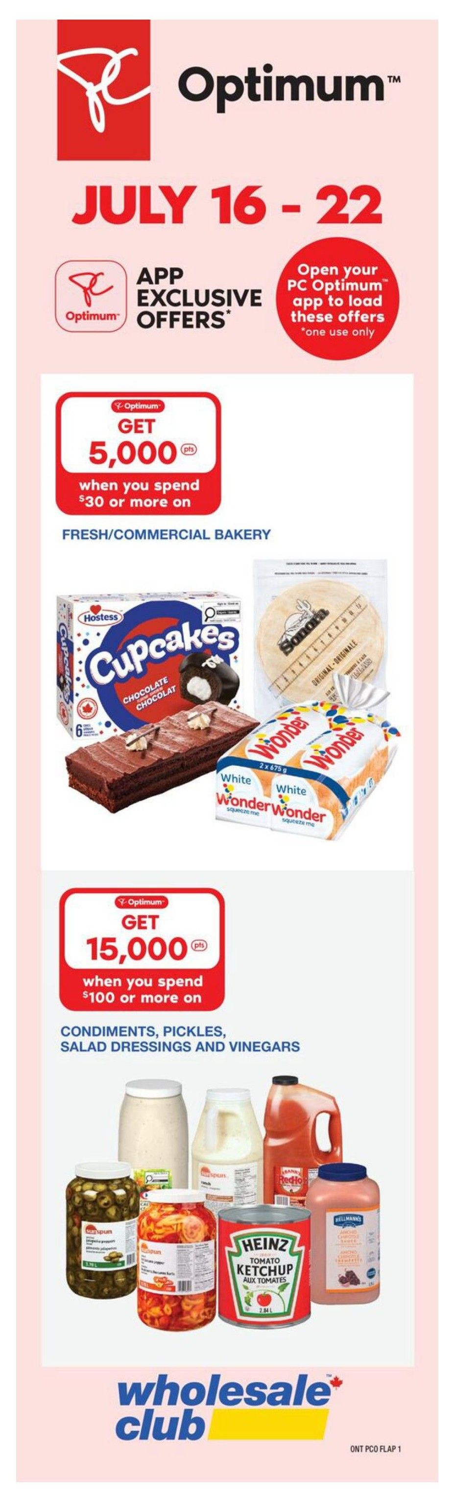 Wholesale Club (ON) Flyer July 16 to 22