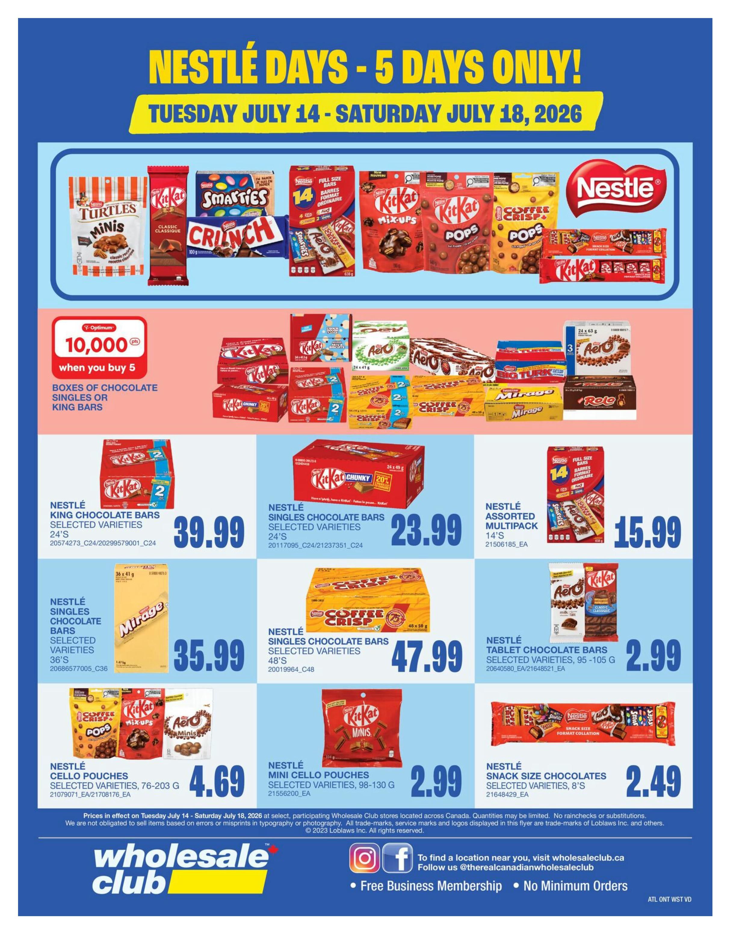 Wholesale Club (ON) Flyer July 16 to 22
