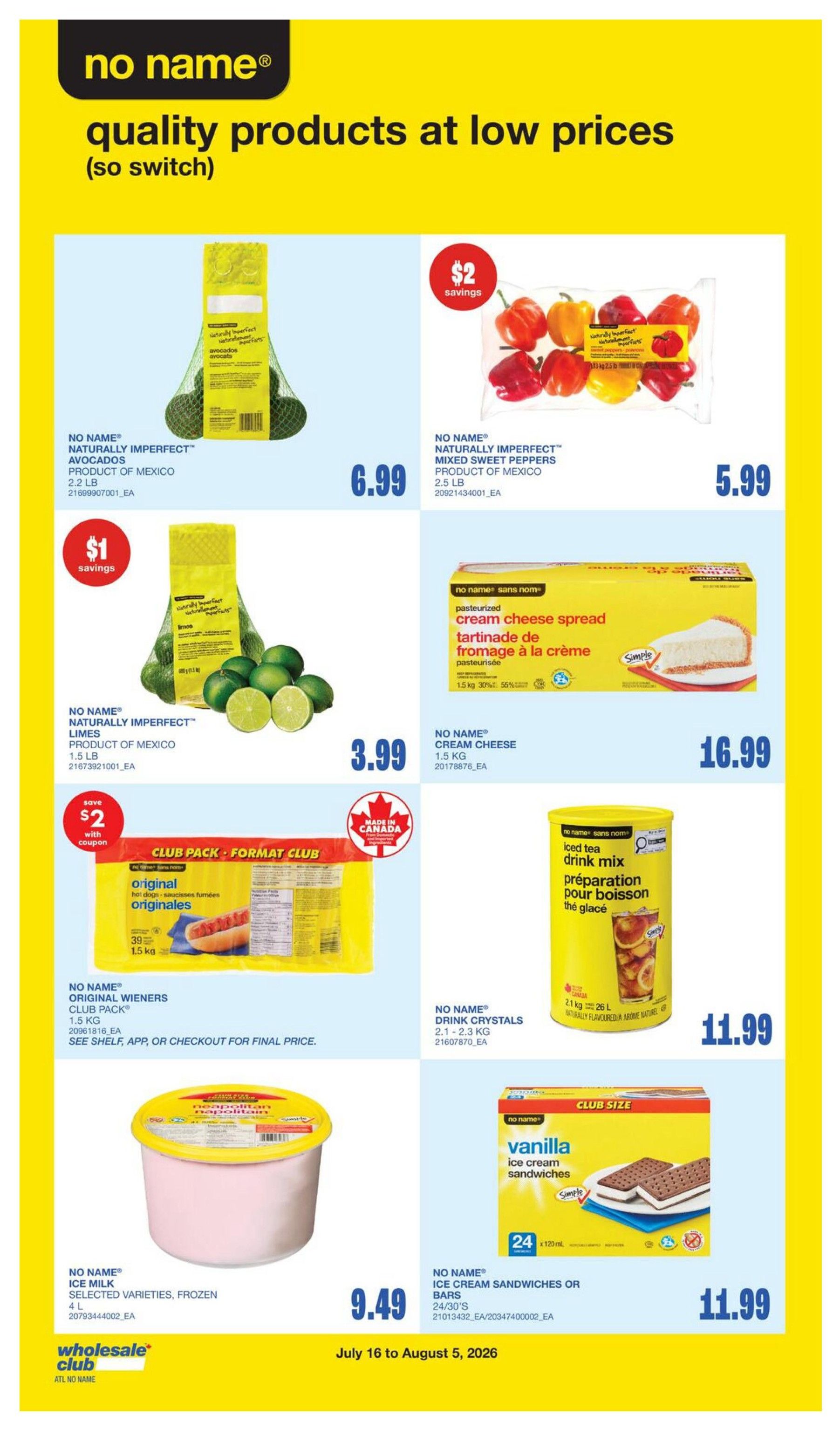 Wholesale Club (Atlantic) Flyer July 16 to 22