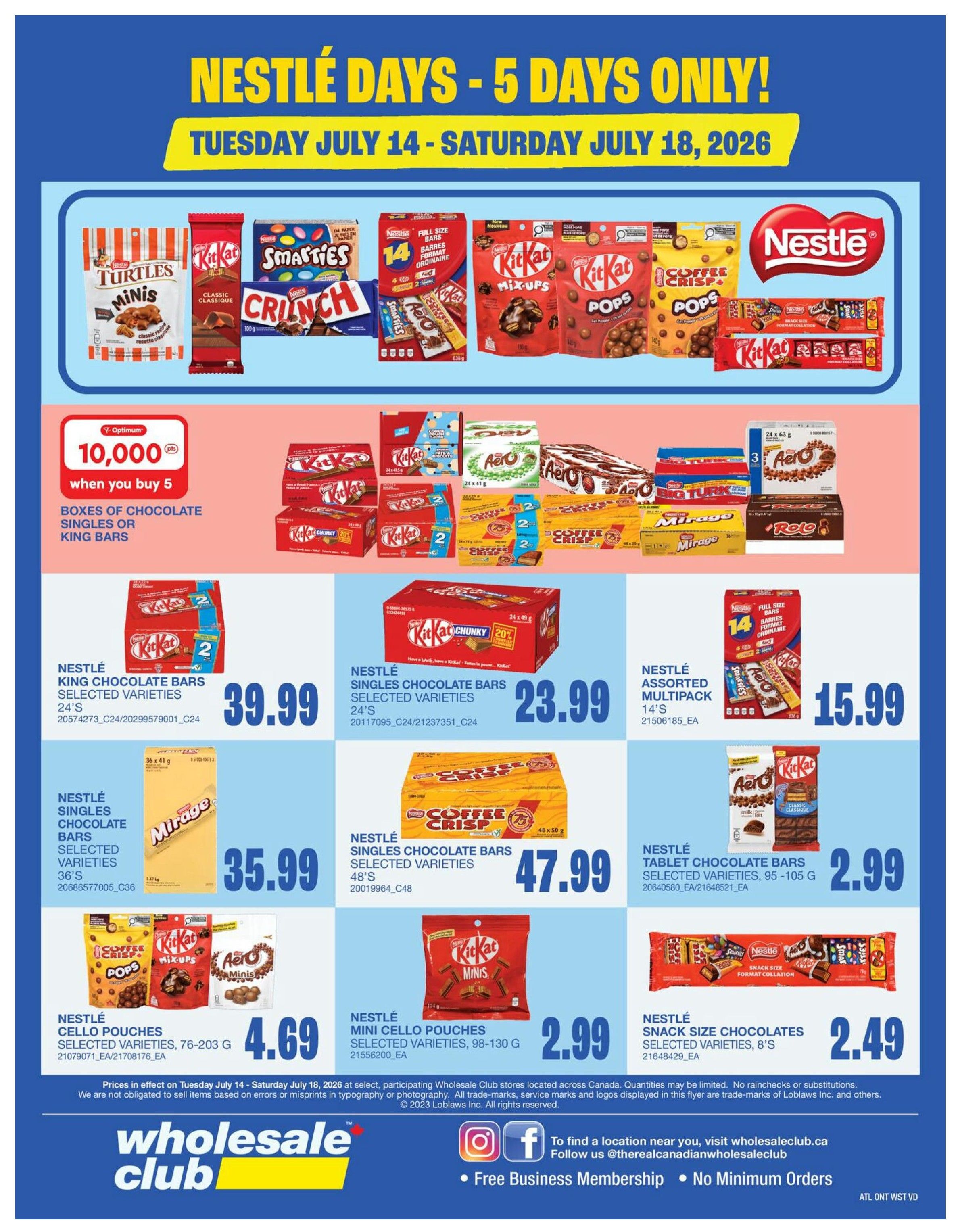 Wholesale Club (Atlantic) Flyer July 16 to 22