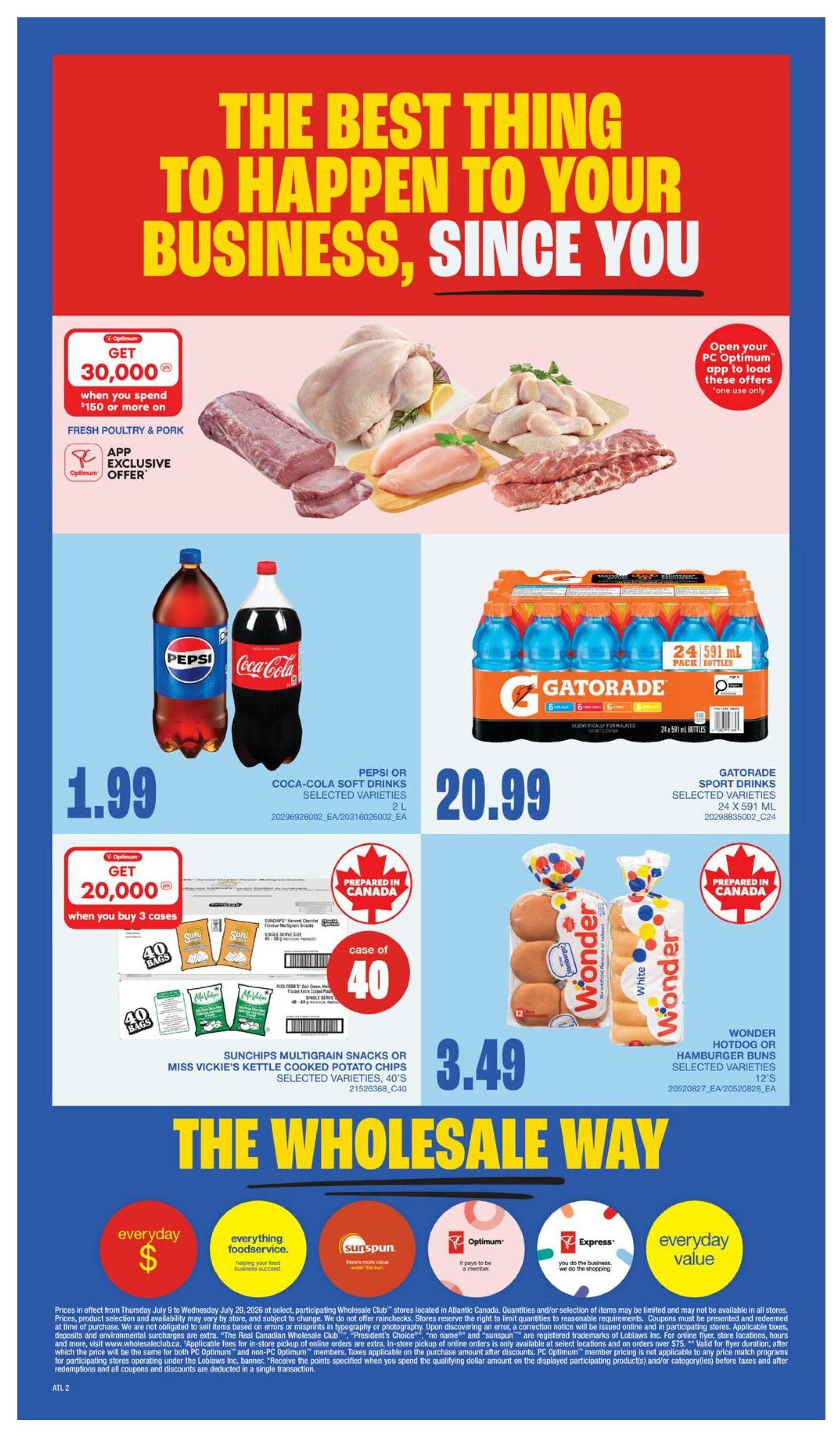 Wholesale Club (Atlantic) Flyer July 16 to 22