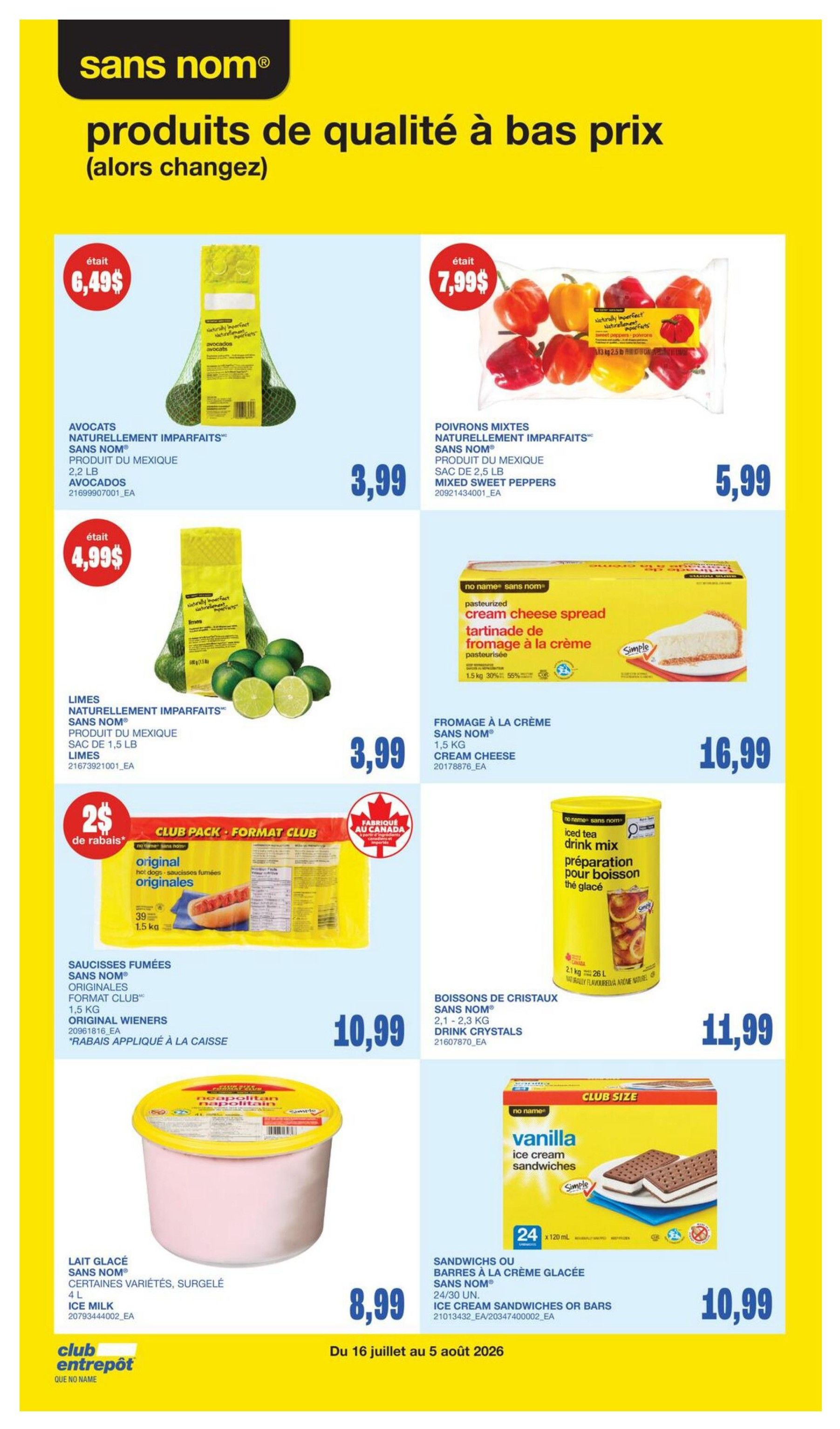 Wholesale Club (QC) Flyer July 16 to 22