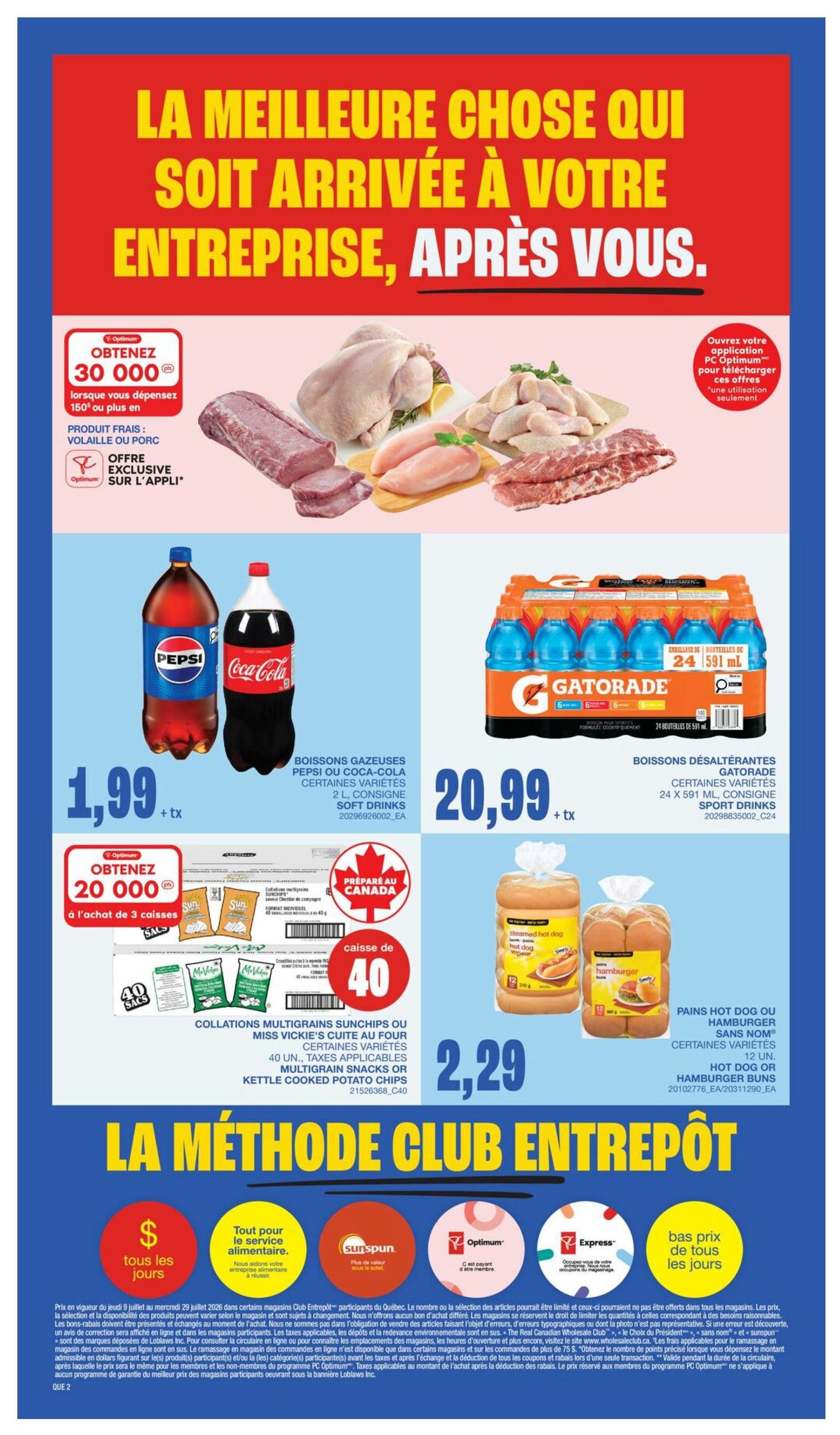 Wholesale Club (QC) Flyer July 16 to 22