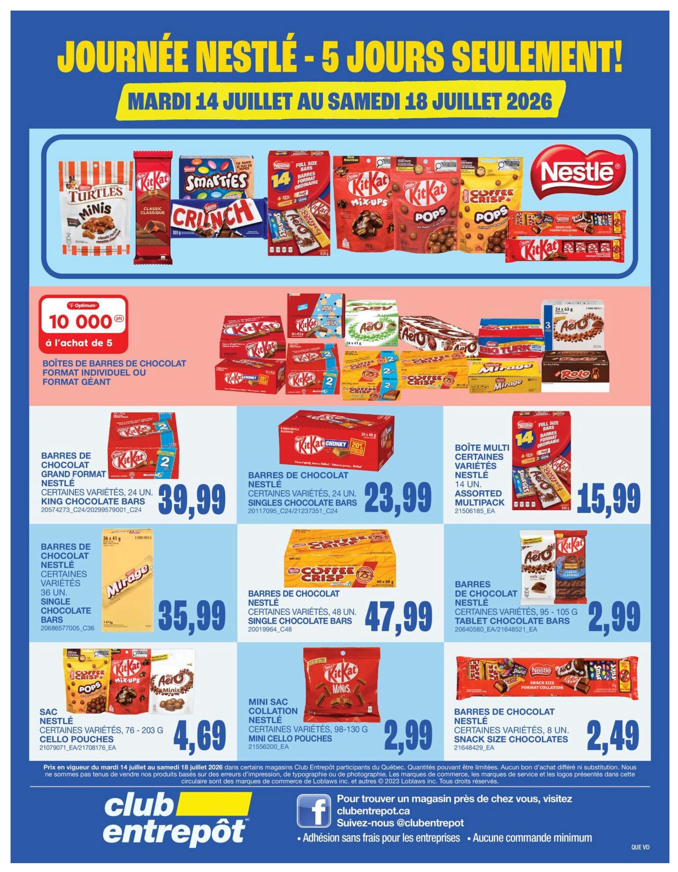 Wholesale Club (QC) Flyer July 16 to 22