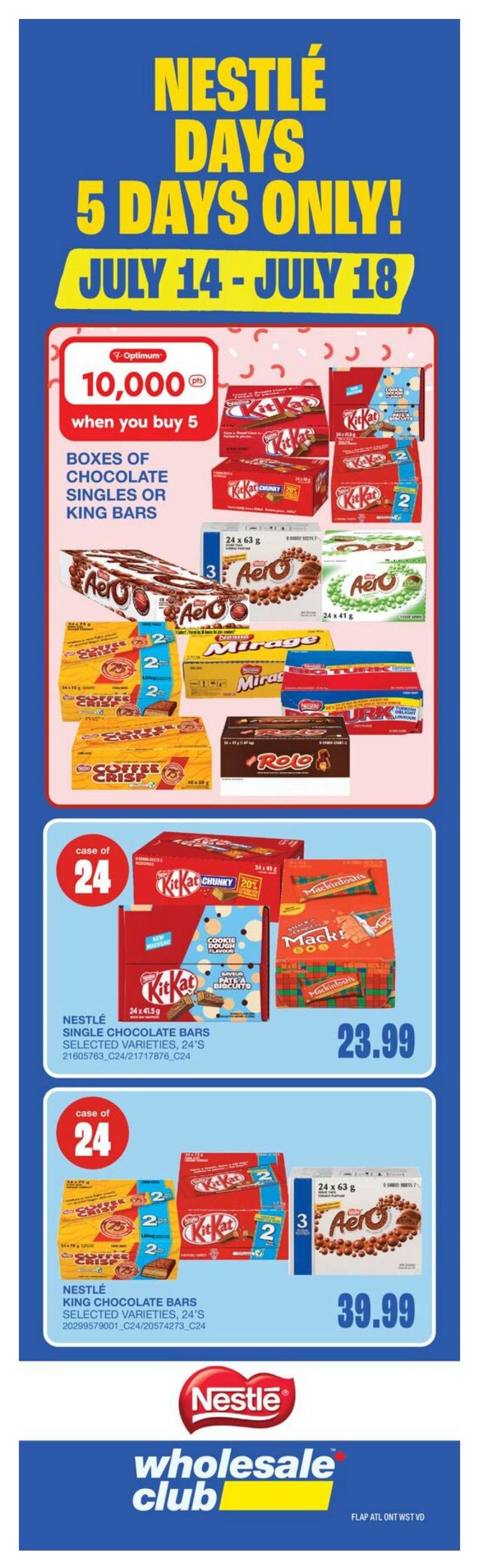 Wholesale Club (West) Flyer July 16 to 22