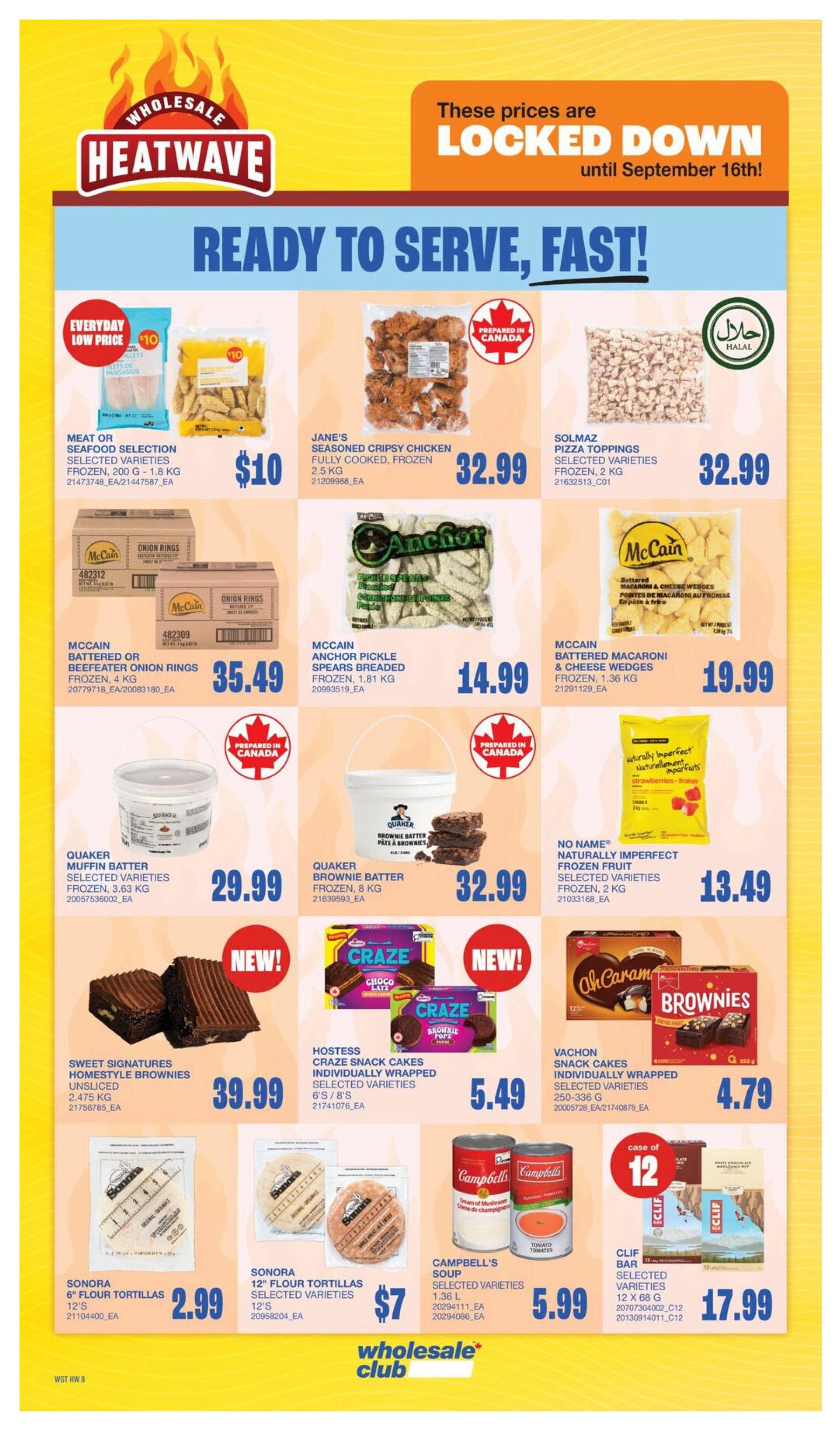 Wholesale Club (West) Flyer July 16 to 22