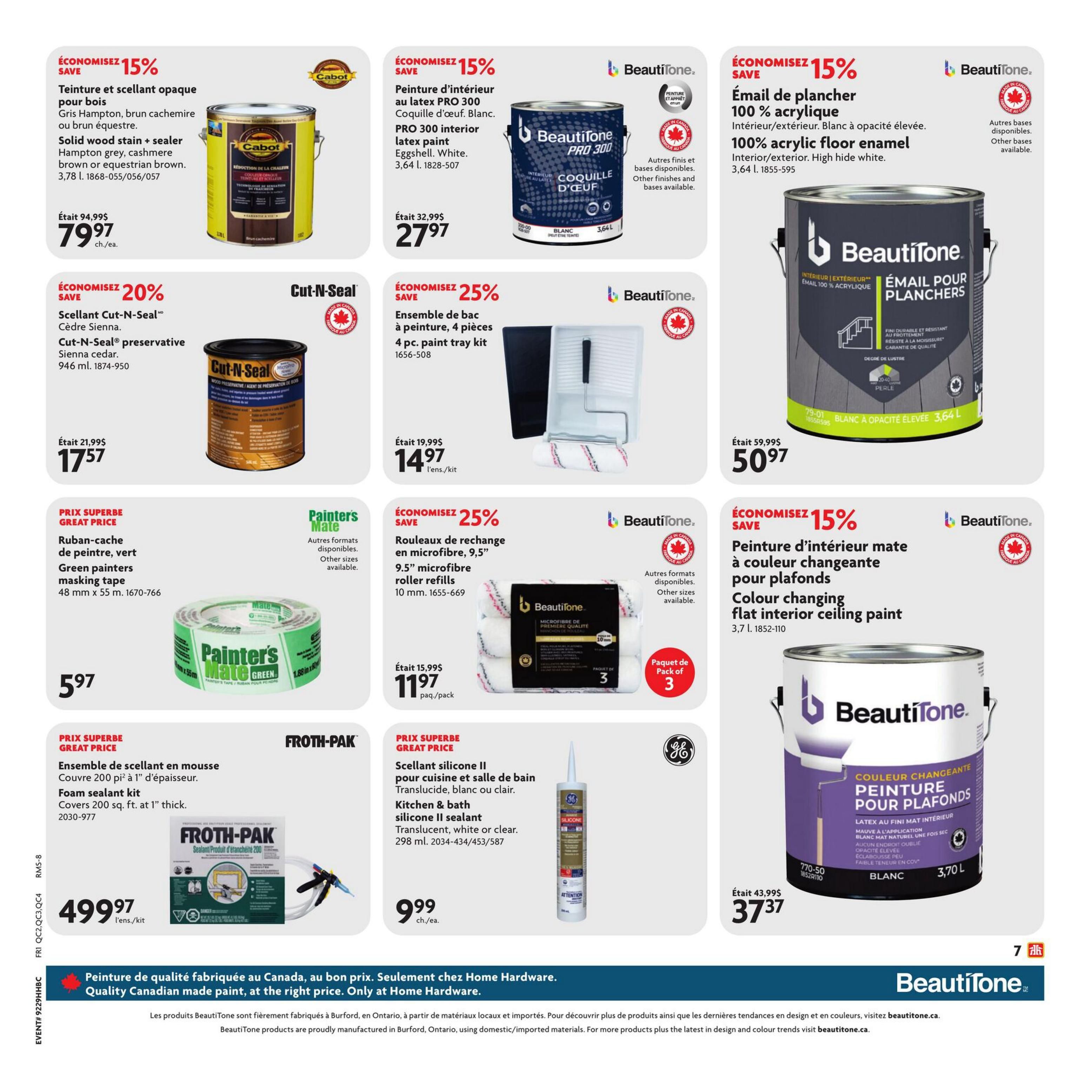 Home Hardware Building Centre (QC) Flyer July 16 to 29