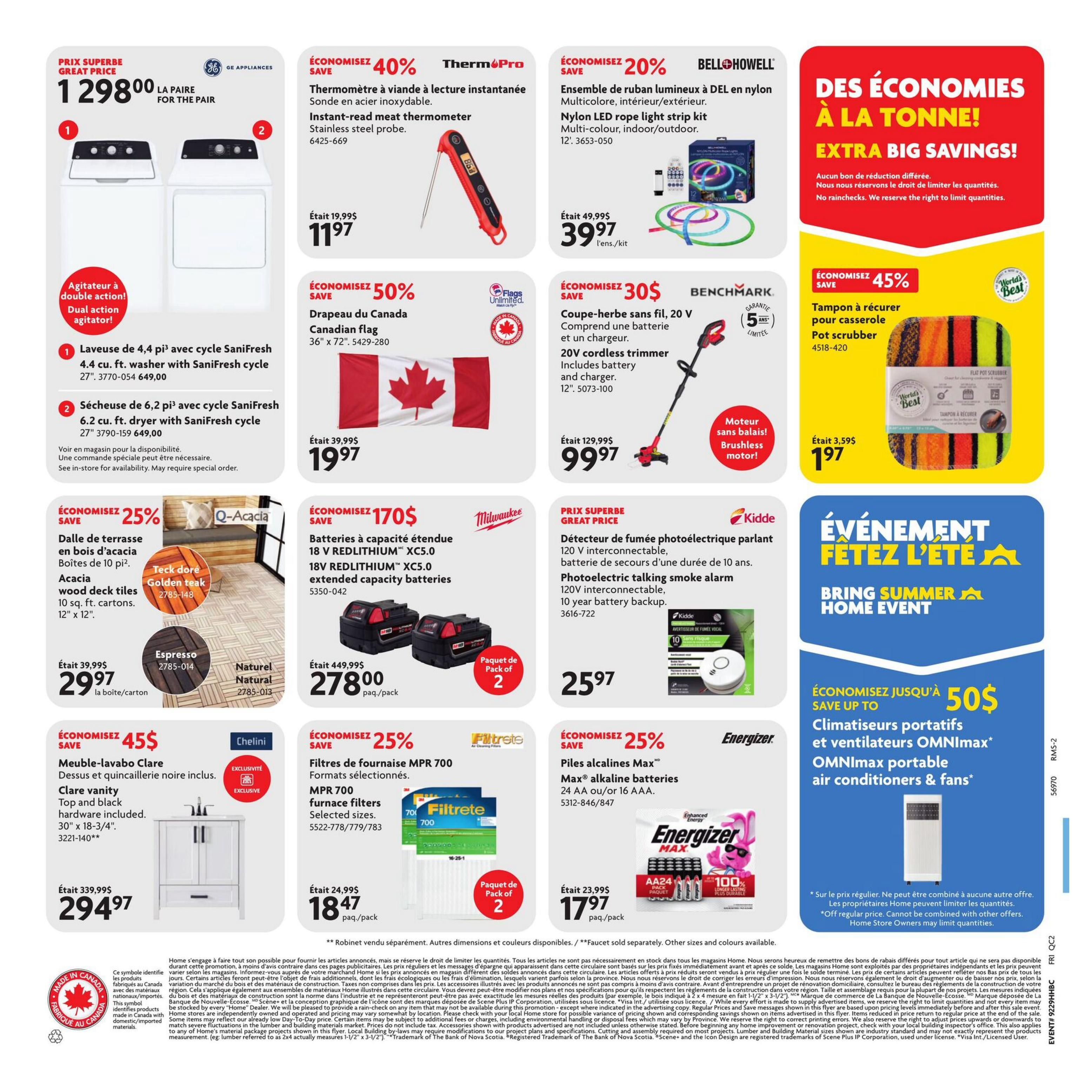 Home Hardware Building Centre (QC) Flyer July 16 to 29