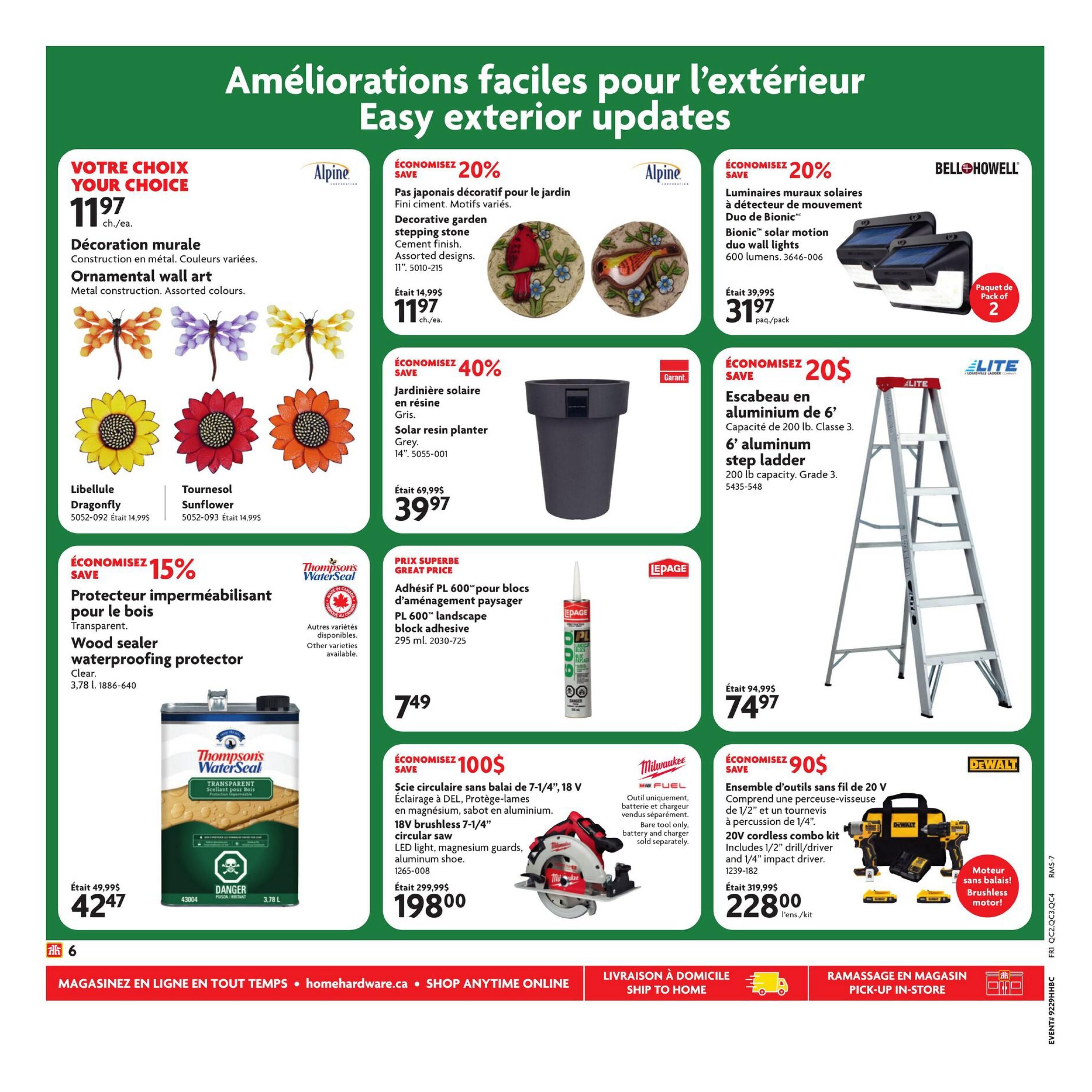 Home Hardware Building Centre (QC) Flyer July 16 to 29