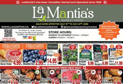 LaMantia's Flyer July 16 to 22