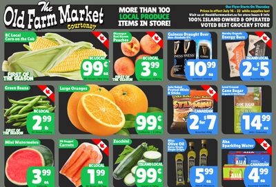 The Old Farm Market (Courtenay) Flyer July 16 to 22