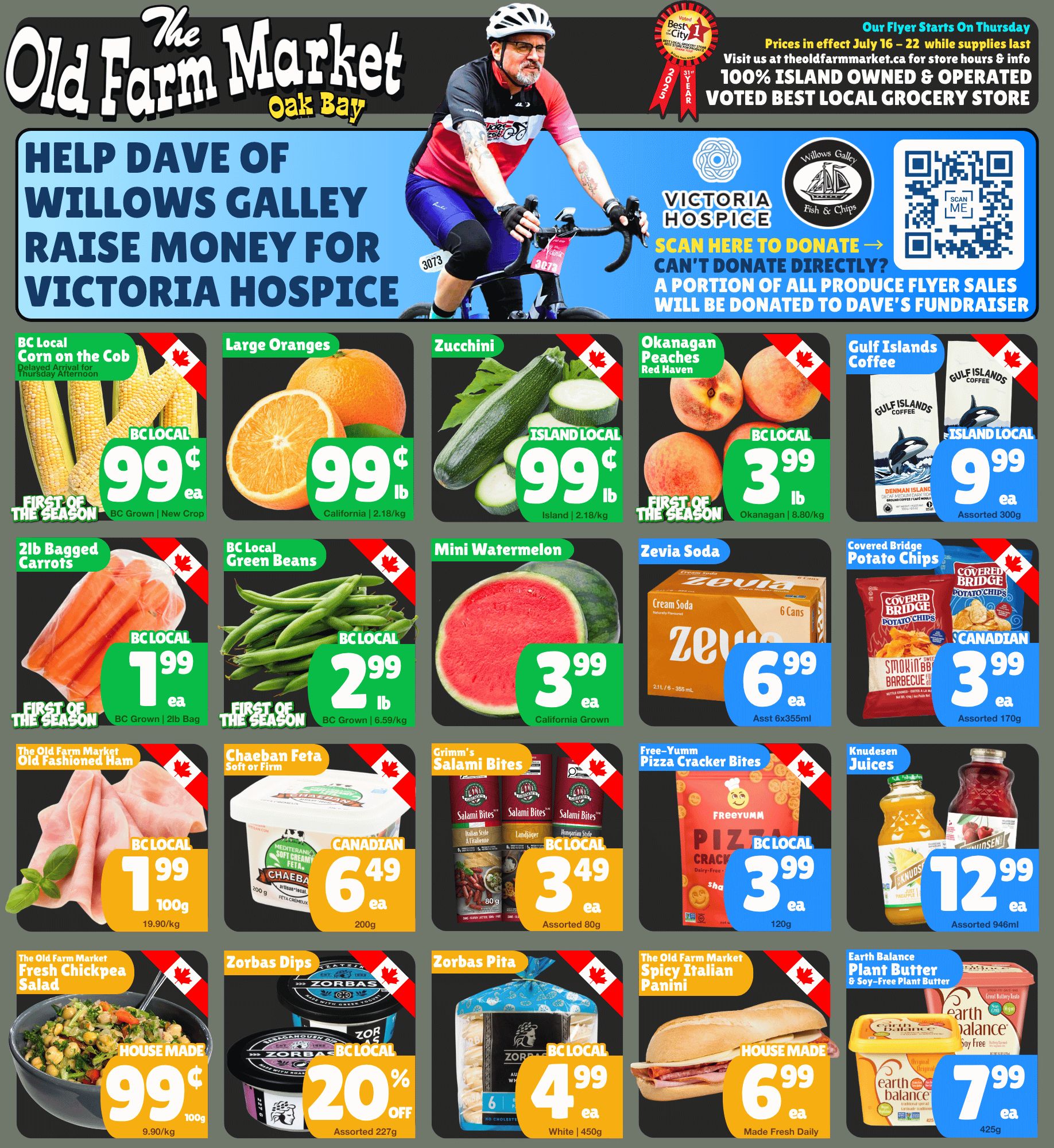 The Old Farm Market (Victoria) Flyer July 16 to 22
