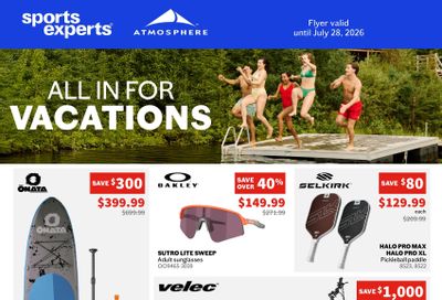 Sports Experts Flyer July 15 to 28