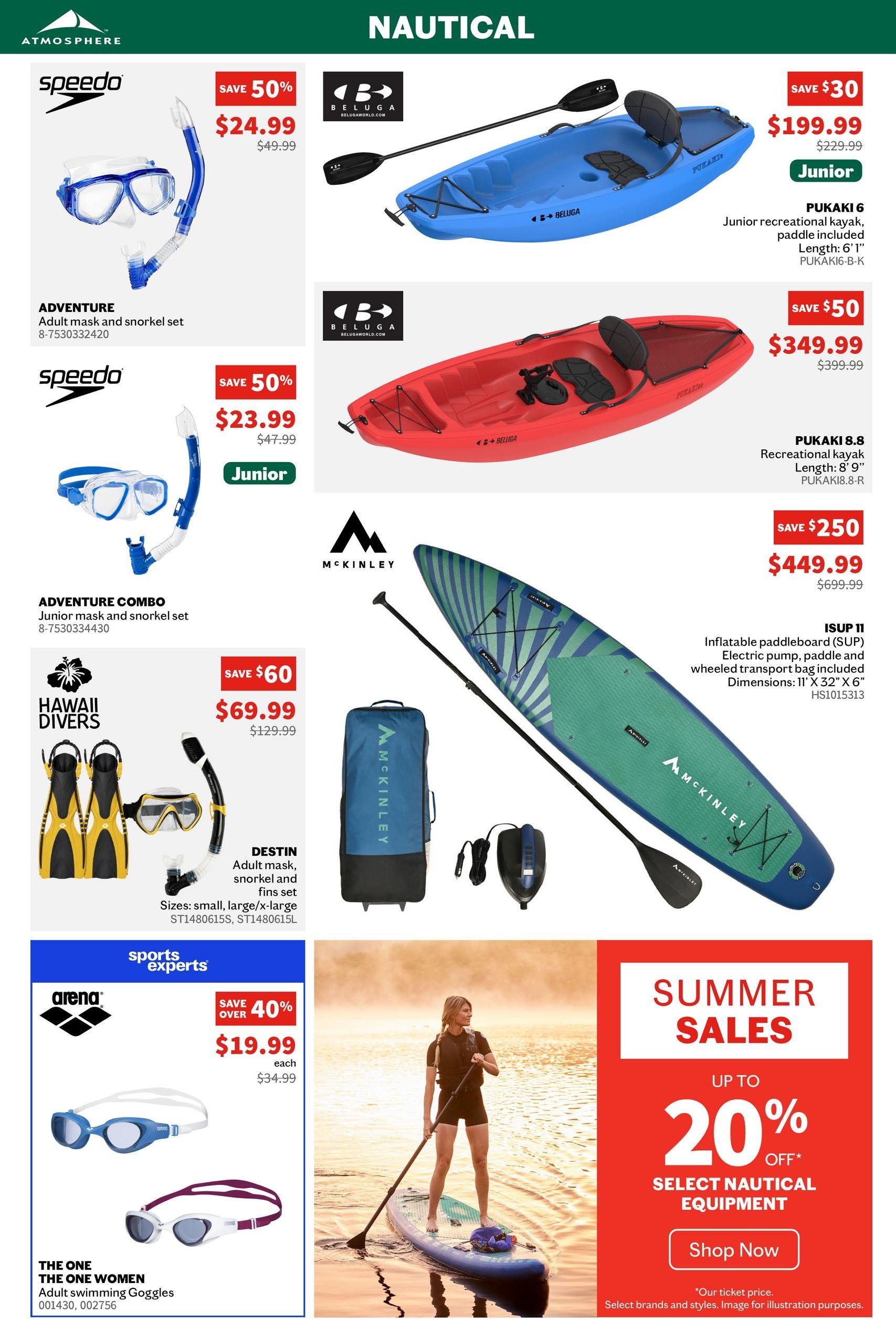 Sports Experts Flyer July 15 to 28
