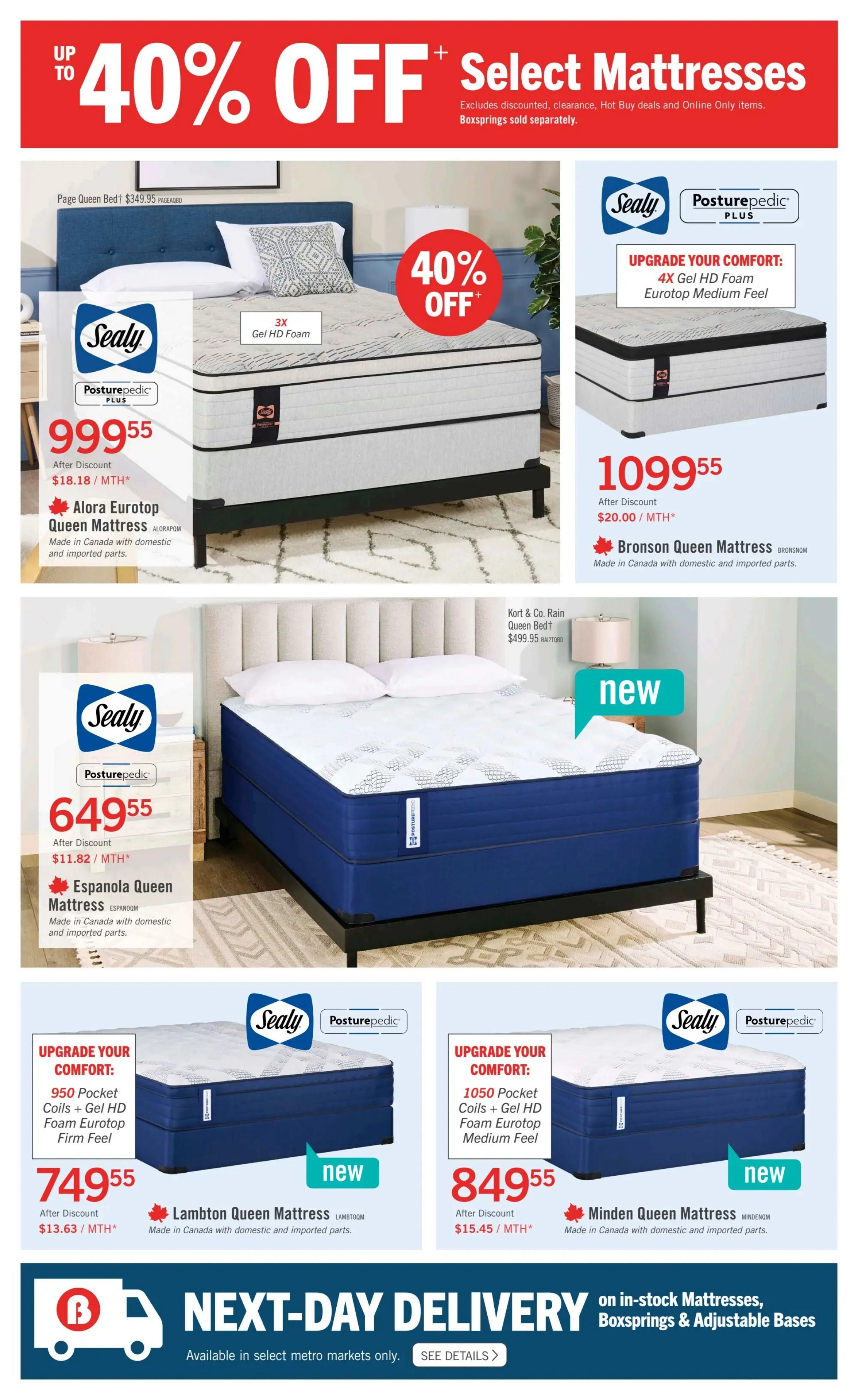 The Brick Mattress Store Flyer July 16 to 29