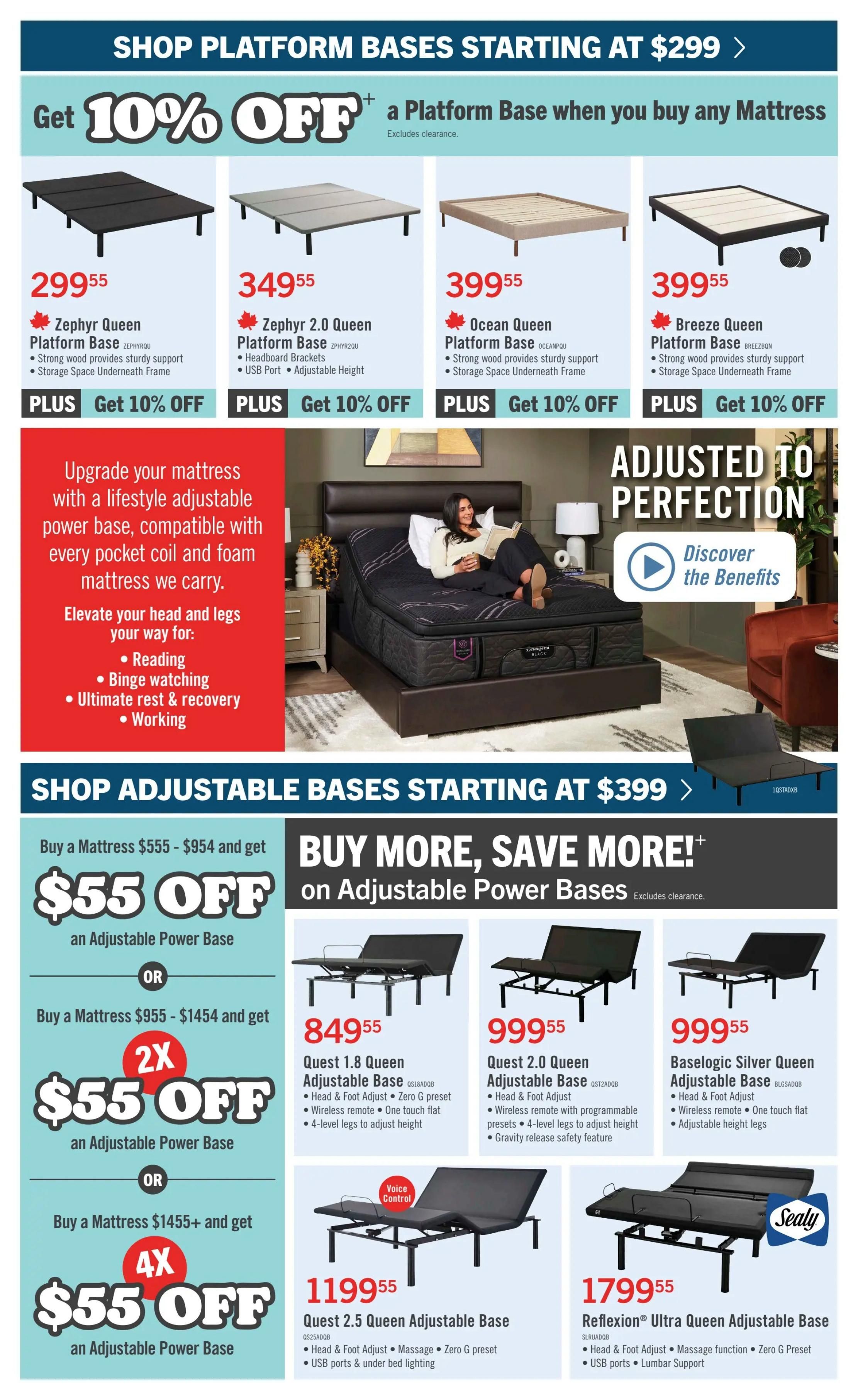 The Brick Mattress Store Flyer July 16 to 29