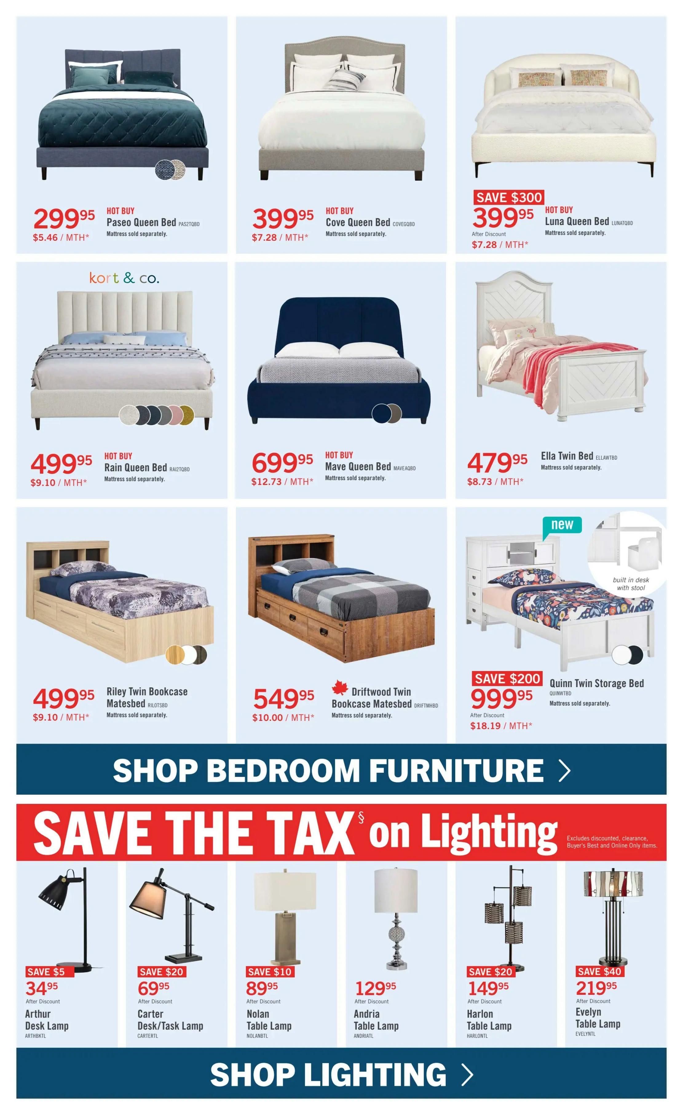 The Brick Mattress Store Flyer July 16 to 29