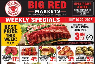 Big Red Markets Flyer July 16 to 22