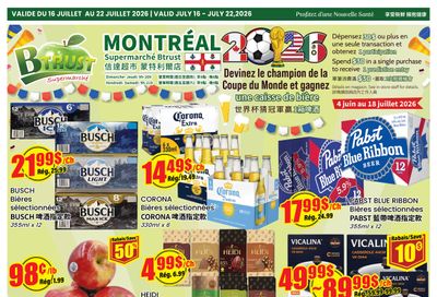 Btrust Supermarket (Montreal) Flyer July 16 to 22