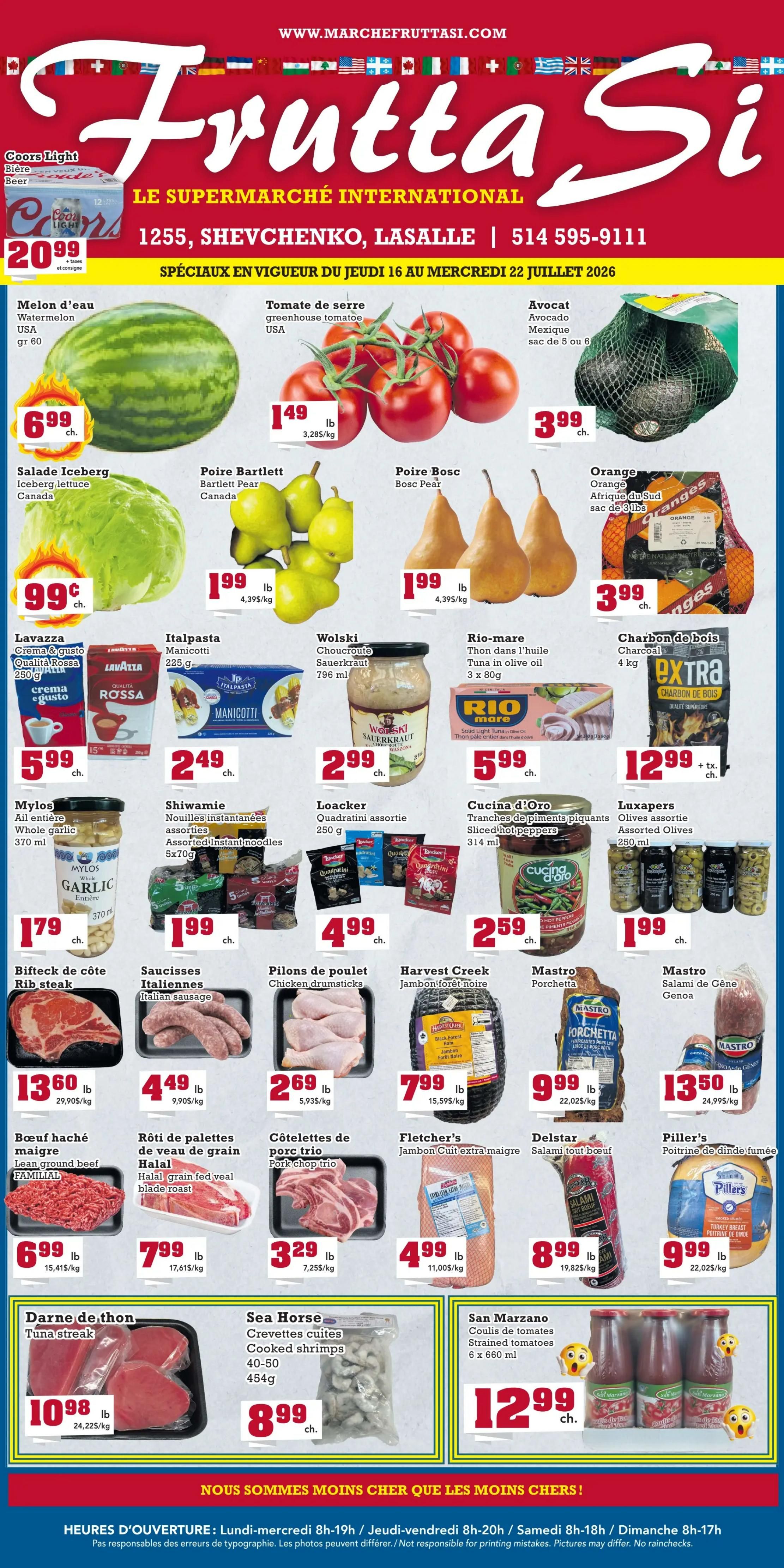 Frutta Si Flyer July 16 to 22