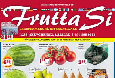 Frutta Si Flyer July 16 to 22