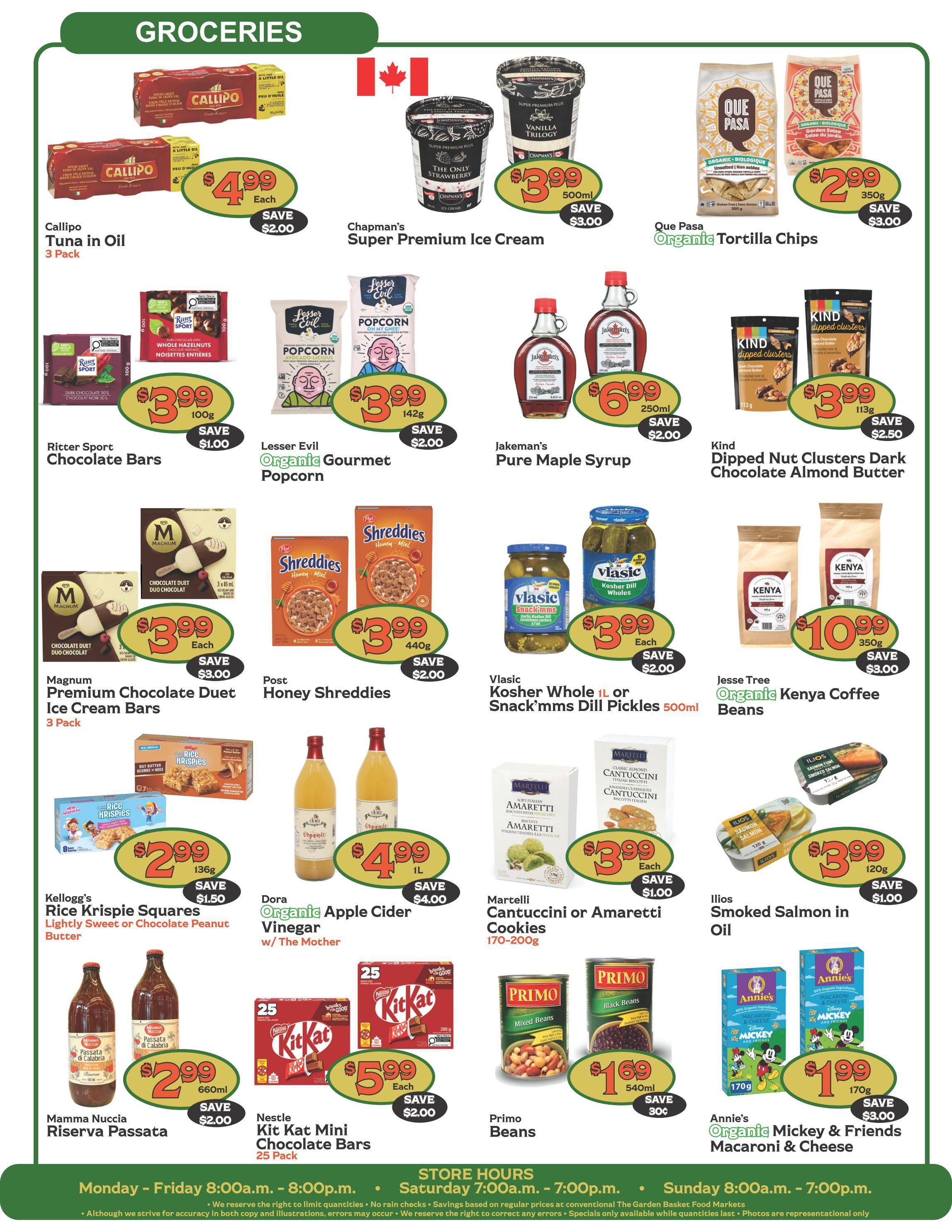 The Garden Basket Flyer July 16 to 22