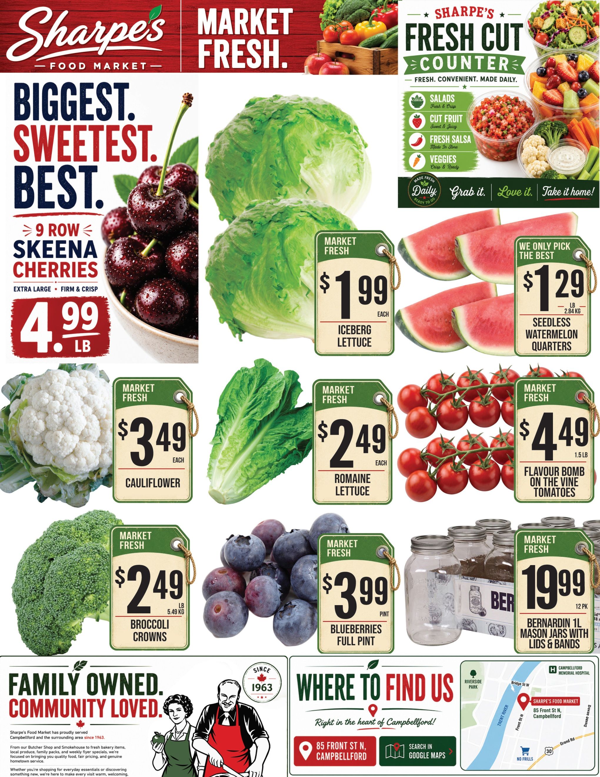 Sharpe's Food Market Flyer July 16 to 22
