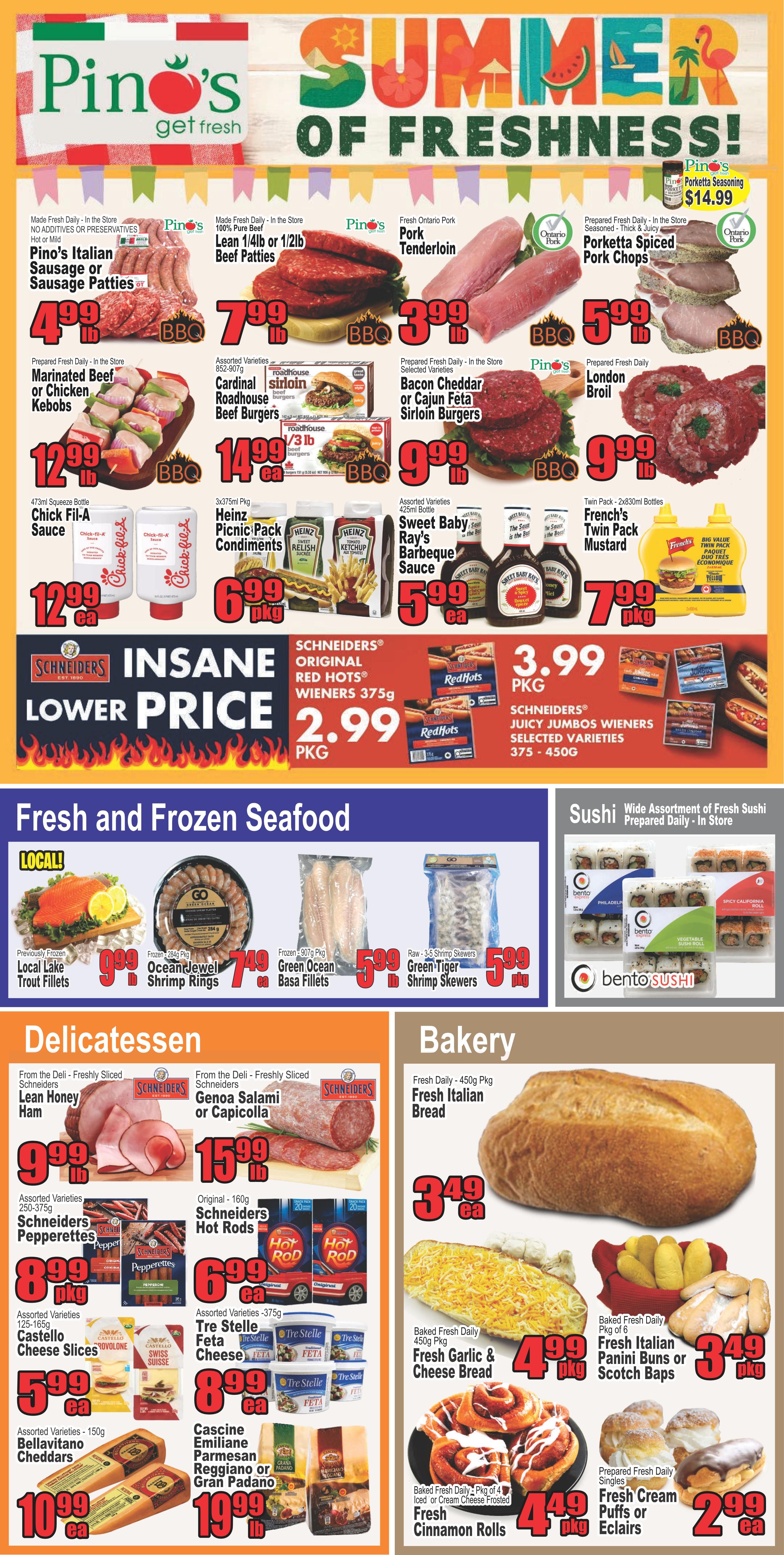 Pino's Flyer July 16 to 22