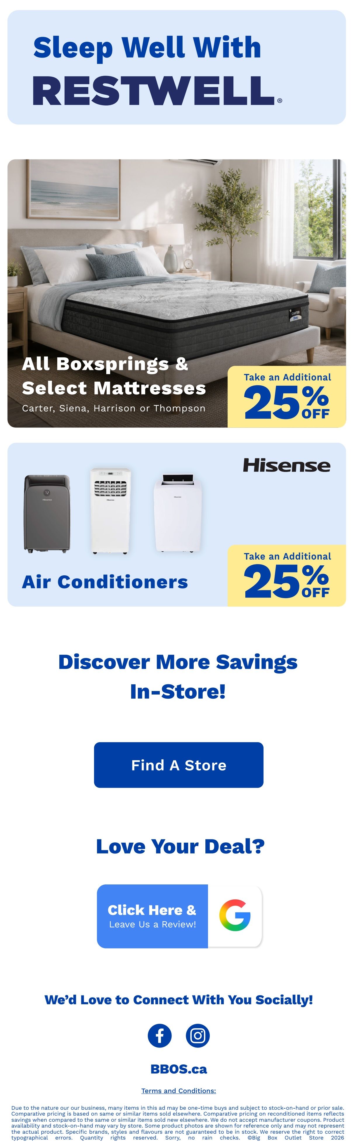 Big Box Outlet Store Flyer July 16 to 22