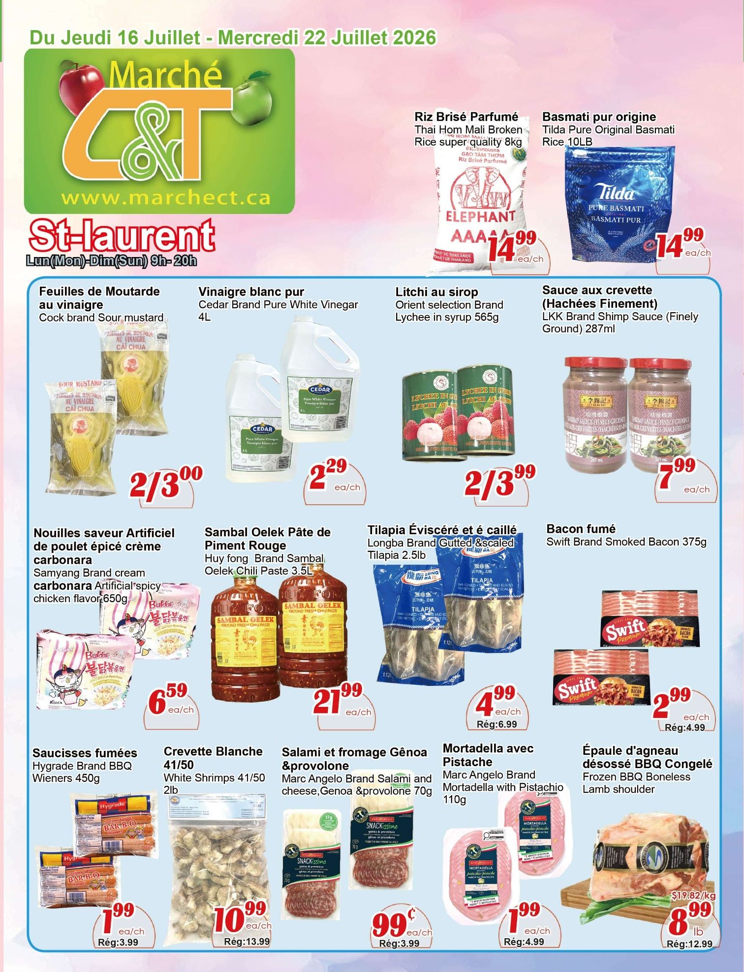 Marche C&T (St. Laurent) Flyer July 16 to 22
