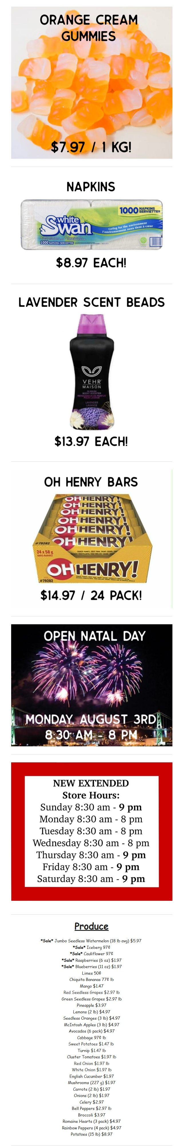 Gateway Meat Market Flyer July 16 to 22