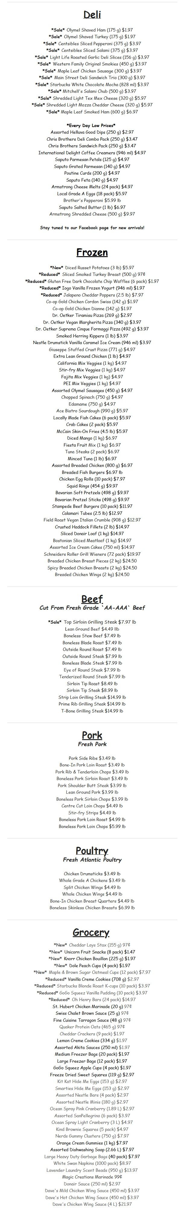 Gateway Meat Market Flyer July 16 to 22
