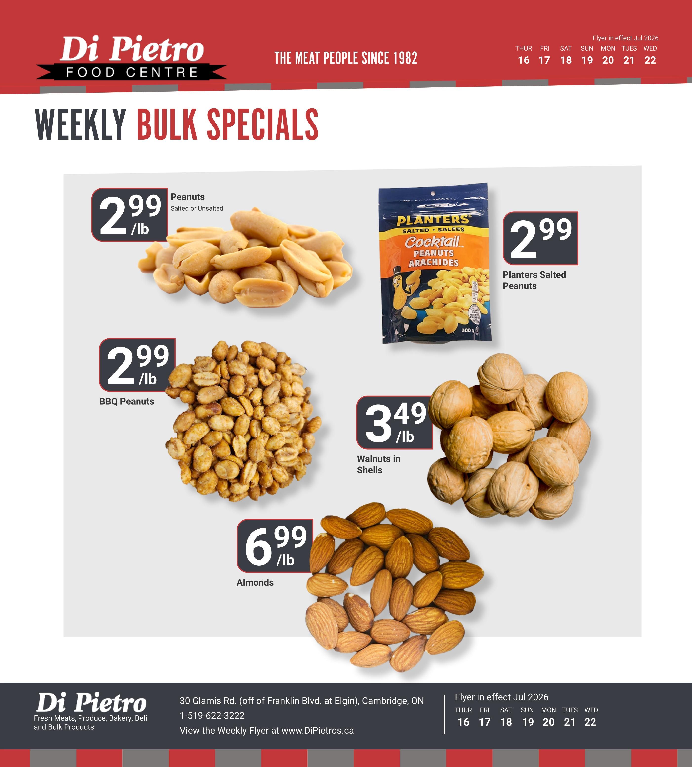 Di Pietro Food Centre Flyer July 16 to 22