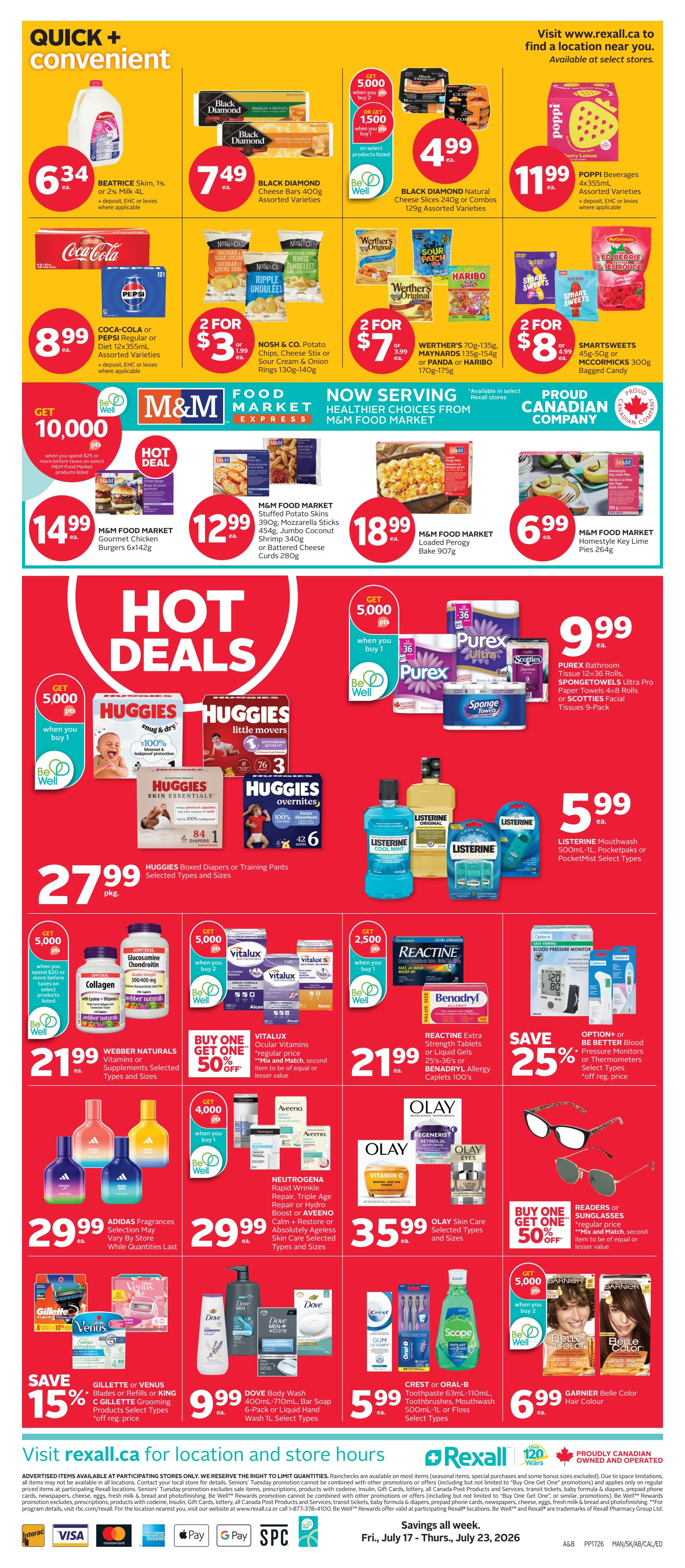 Rexall (MB & SK) Flyer July 17 to 23