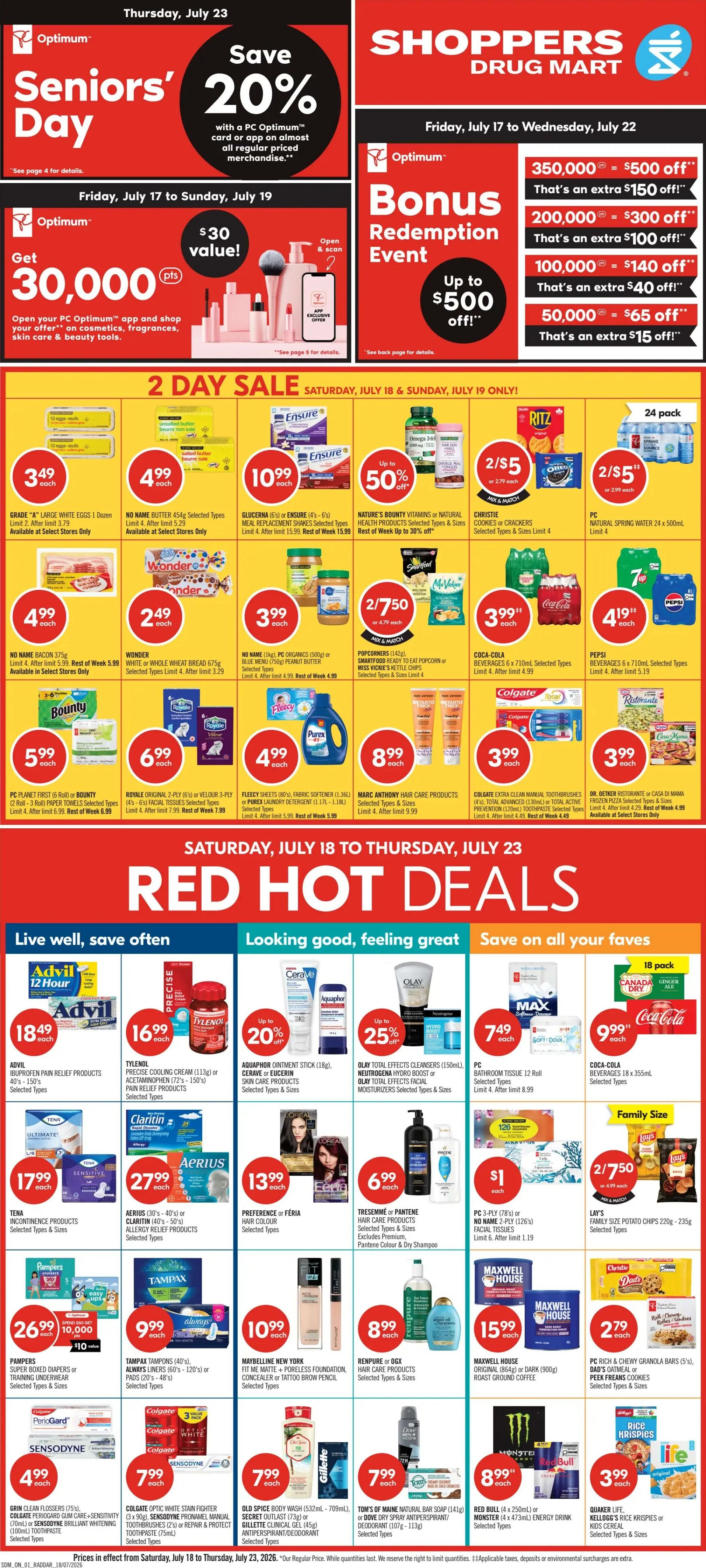 Shoppers Drug Mart (ON) Flyer July 18 to 23