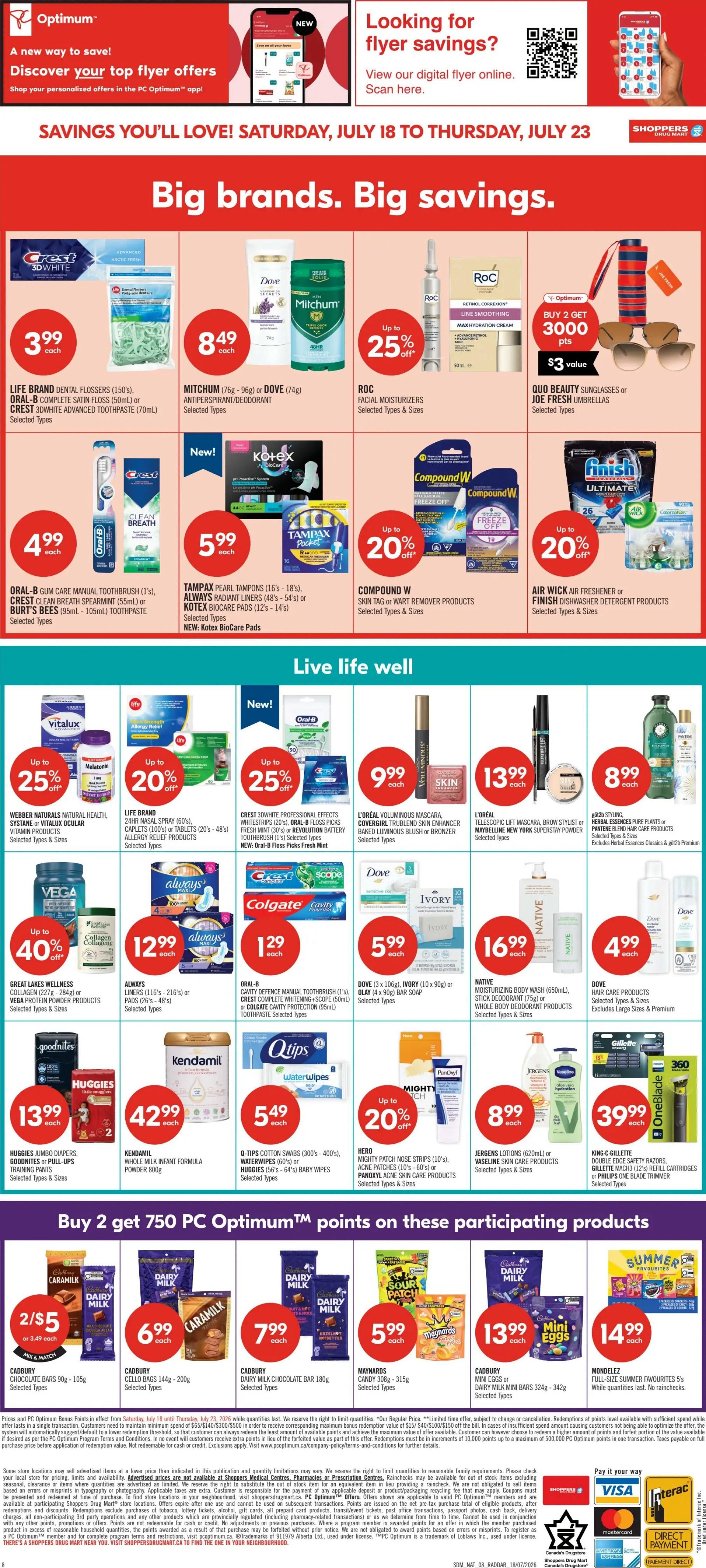 Shoppers Drug Mart (ON) Flyer July 18 to 23